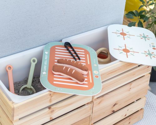  Mud kitchen & play barbecue