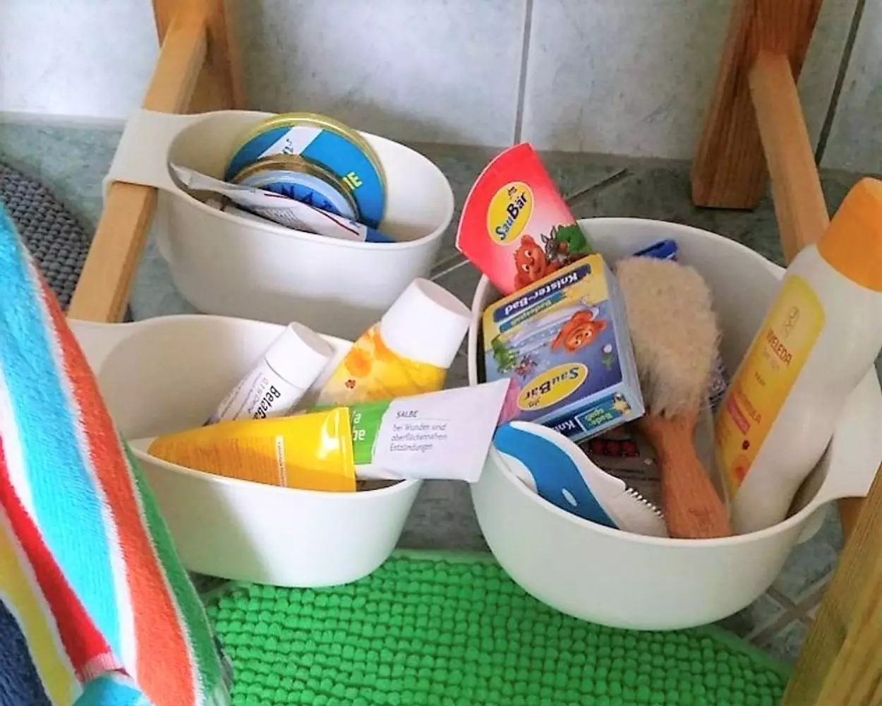 Montessori Badezimmer Waschzeug