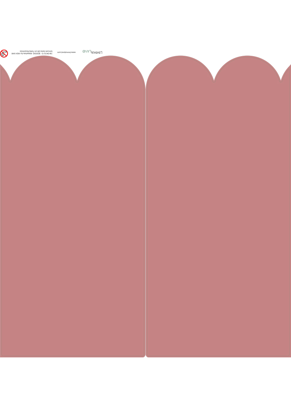 stickerset ikea ivar schrank boogig rosenholz seite 30cm 99 stickerset ikea ivar schrank boogig rosenholz seite 30cm 99