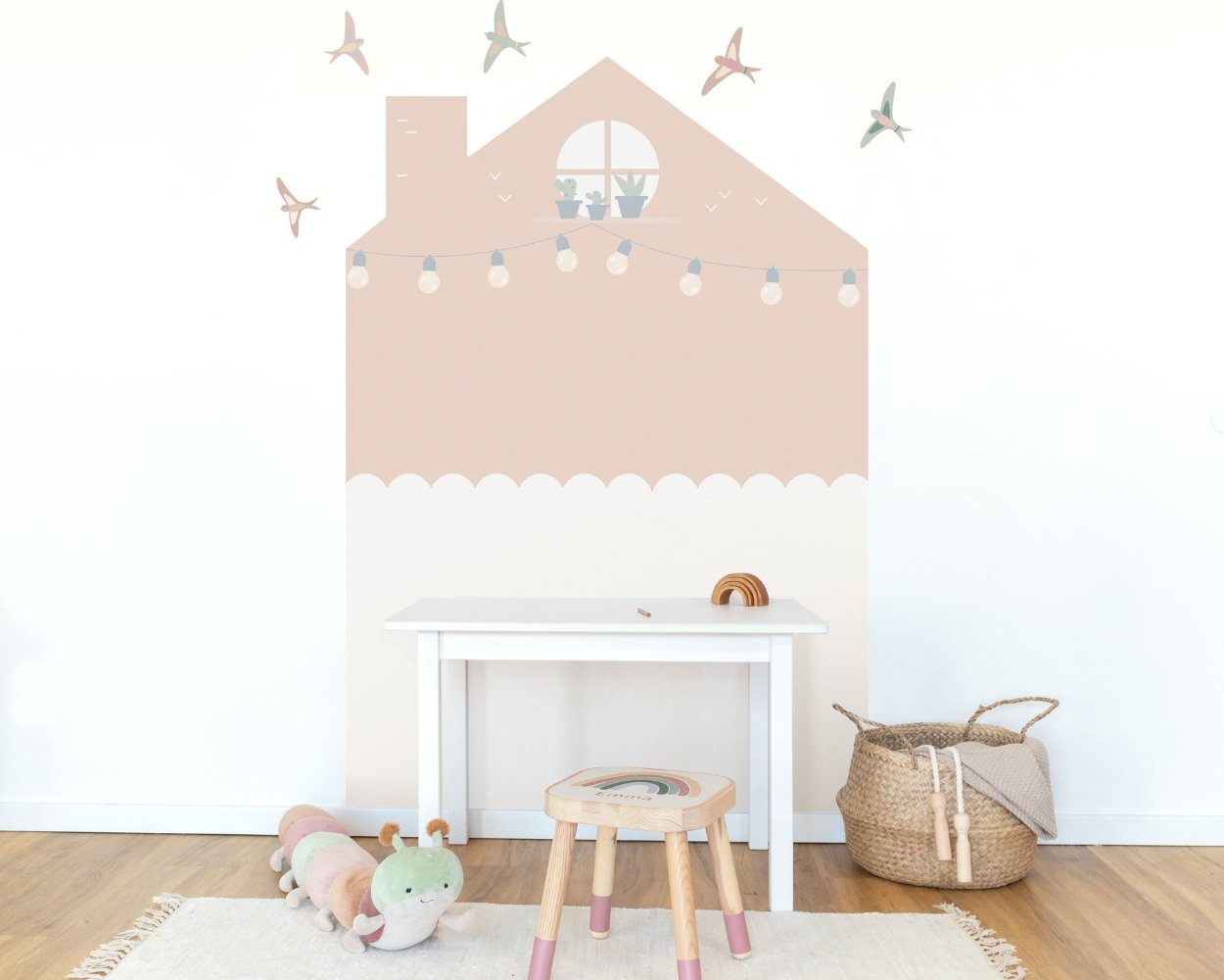 Haus Wandtattoo Babyzimmer