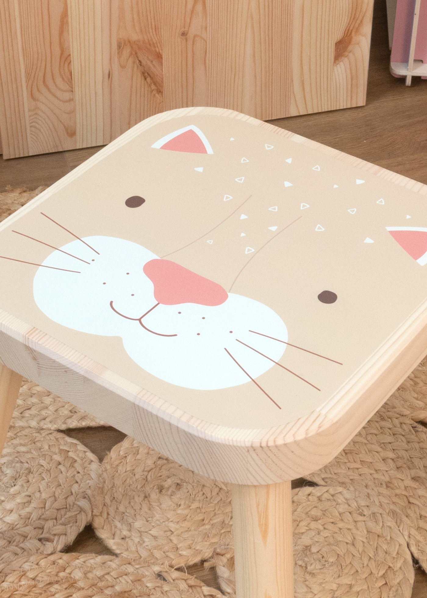 klebefolie ikea flisat kinderhocker tierig katze 02 klebefolie ikea flisat kinderhocker tierig katze 01