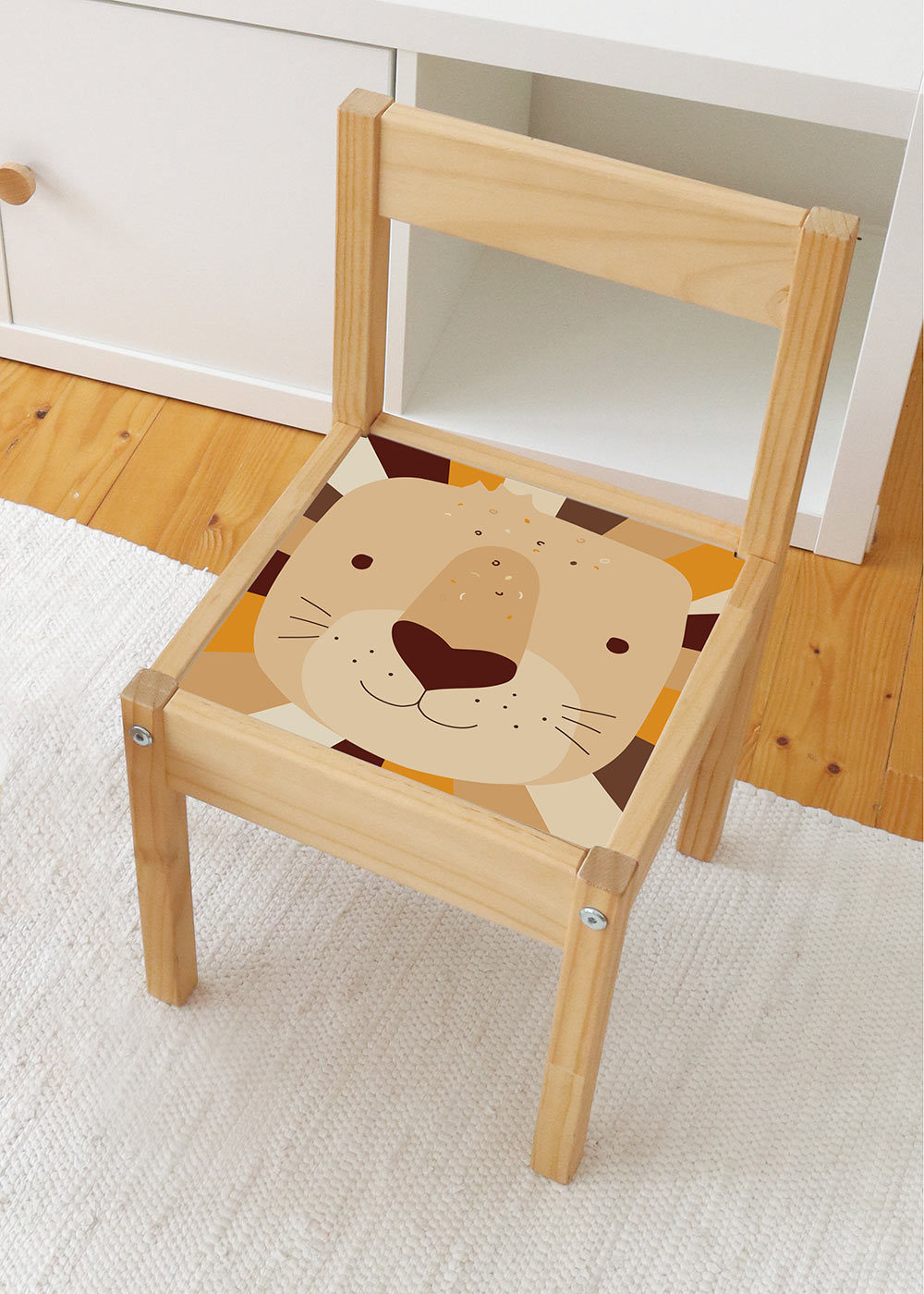 klebefolie ikea laett kinderstuhl tierig loewe 1 klebefolie ikea laett kinderstuhl tierig loewe 1
