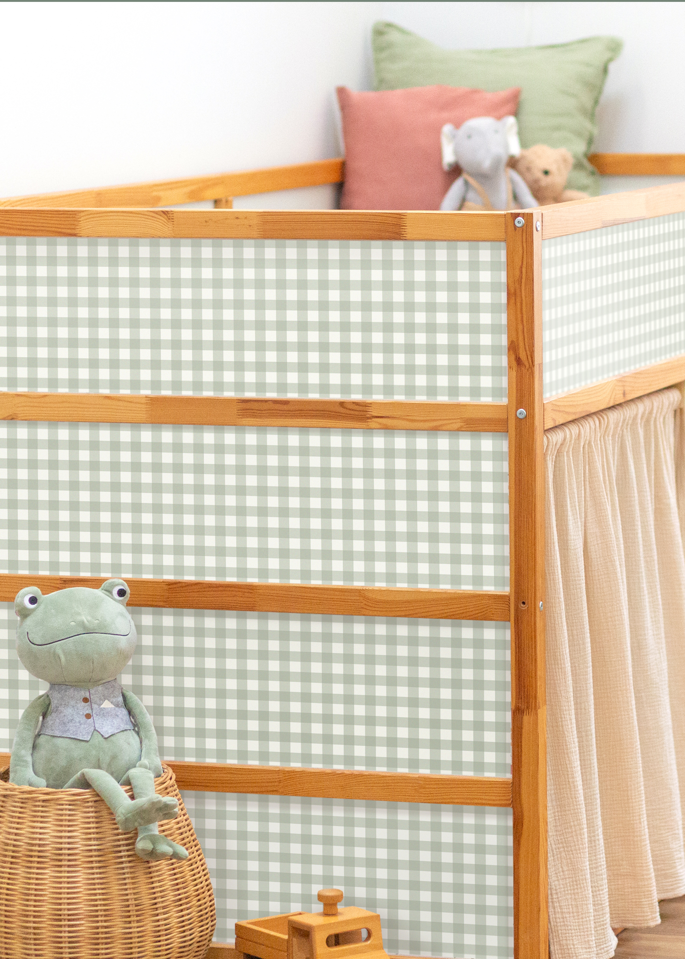 klebefolie ikea kura hochbett vichy karo eukalyptus 5er set 1