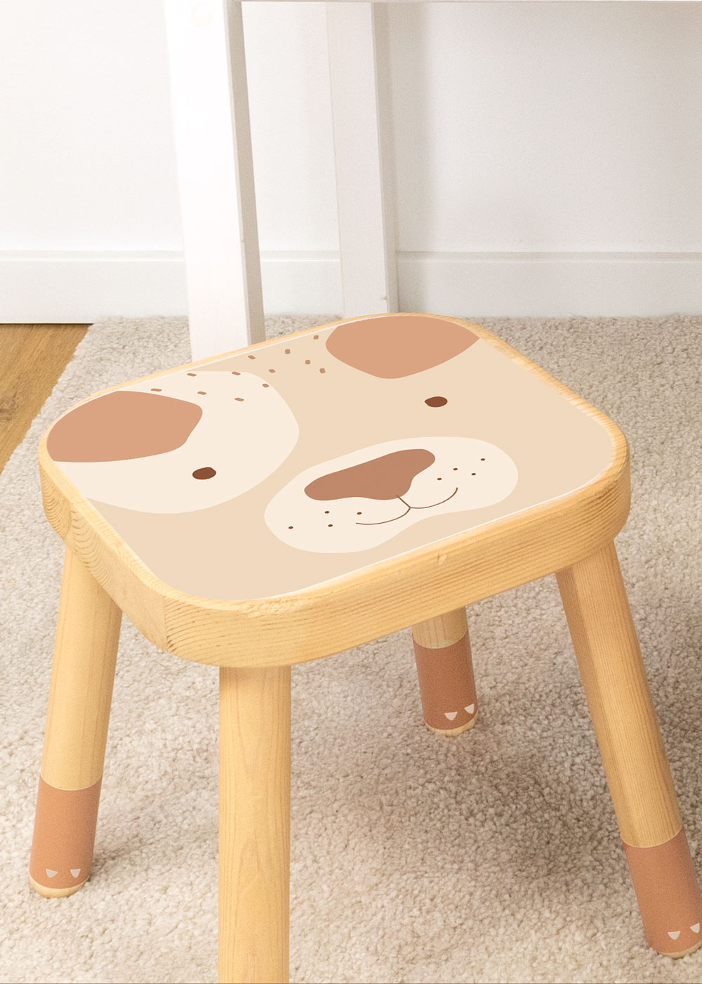 klebefolie ikea flisat kinderhocker tierig hund braun 5 klebefolie ikea flisat kinderhocker tierig hund braun 5
