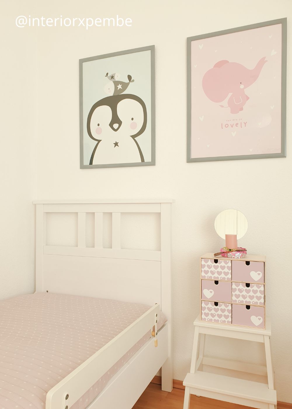 Klebefolie für Ikea Moppe Miniregal Mädchen Klebefolie für Ikea Moppe Miniregal Mädchen