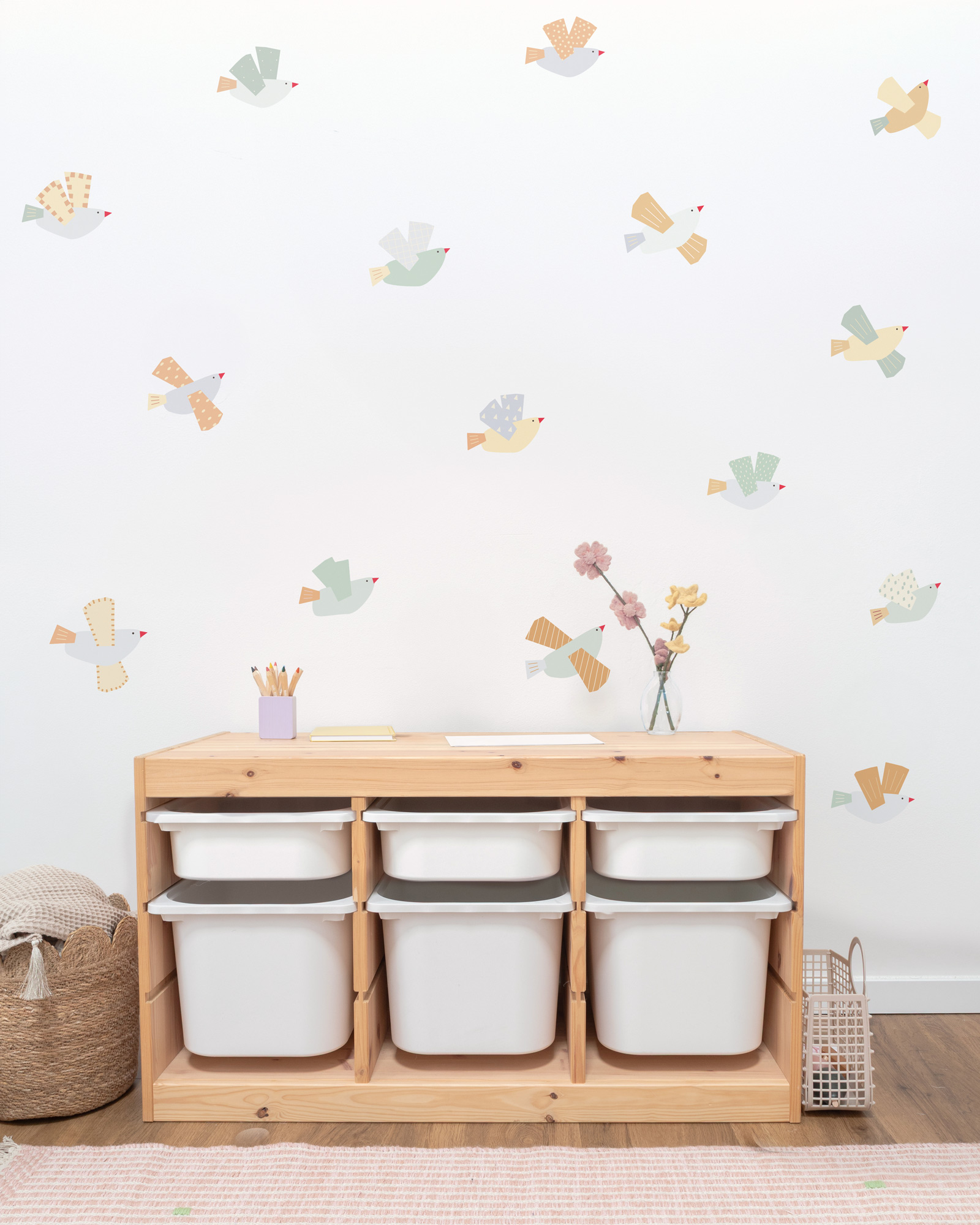 stickerset 15 teilig voegli salbei buttergelb 1