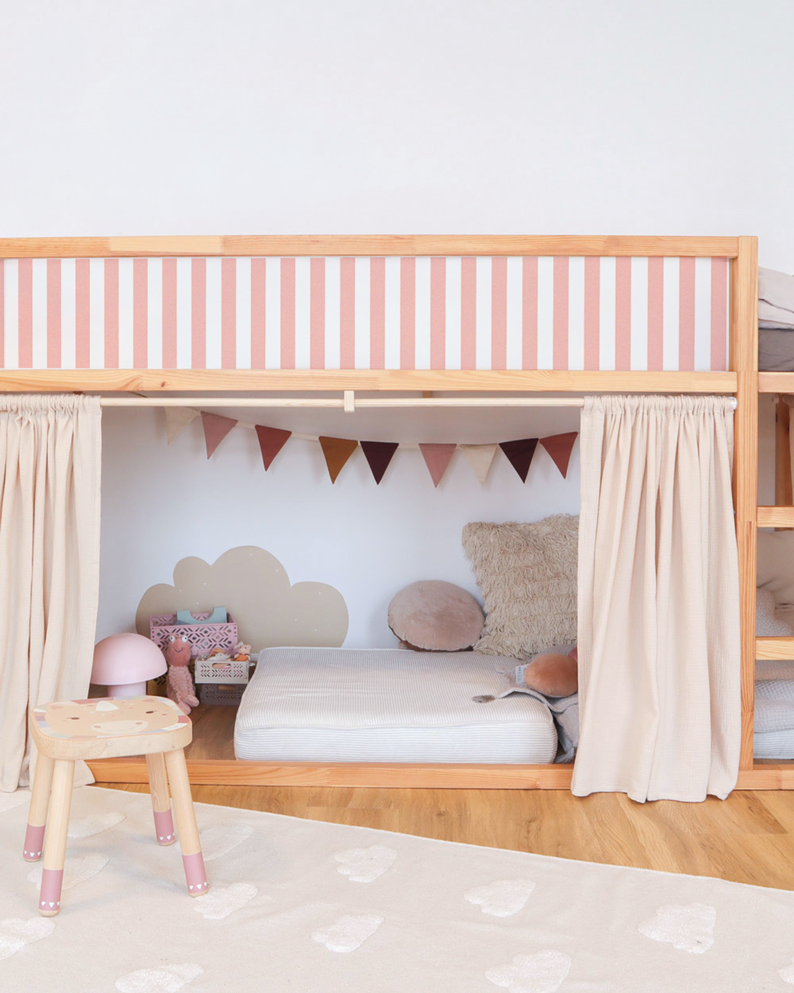  Decal for IKEA KURA bed - set of 2