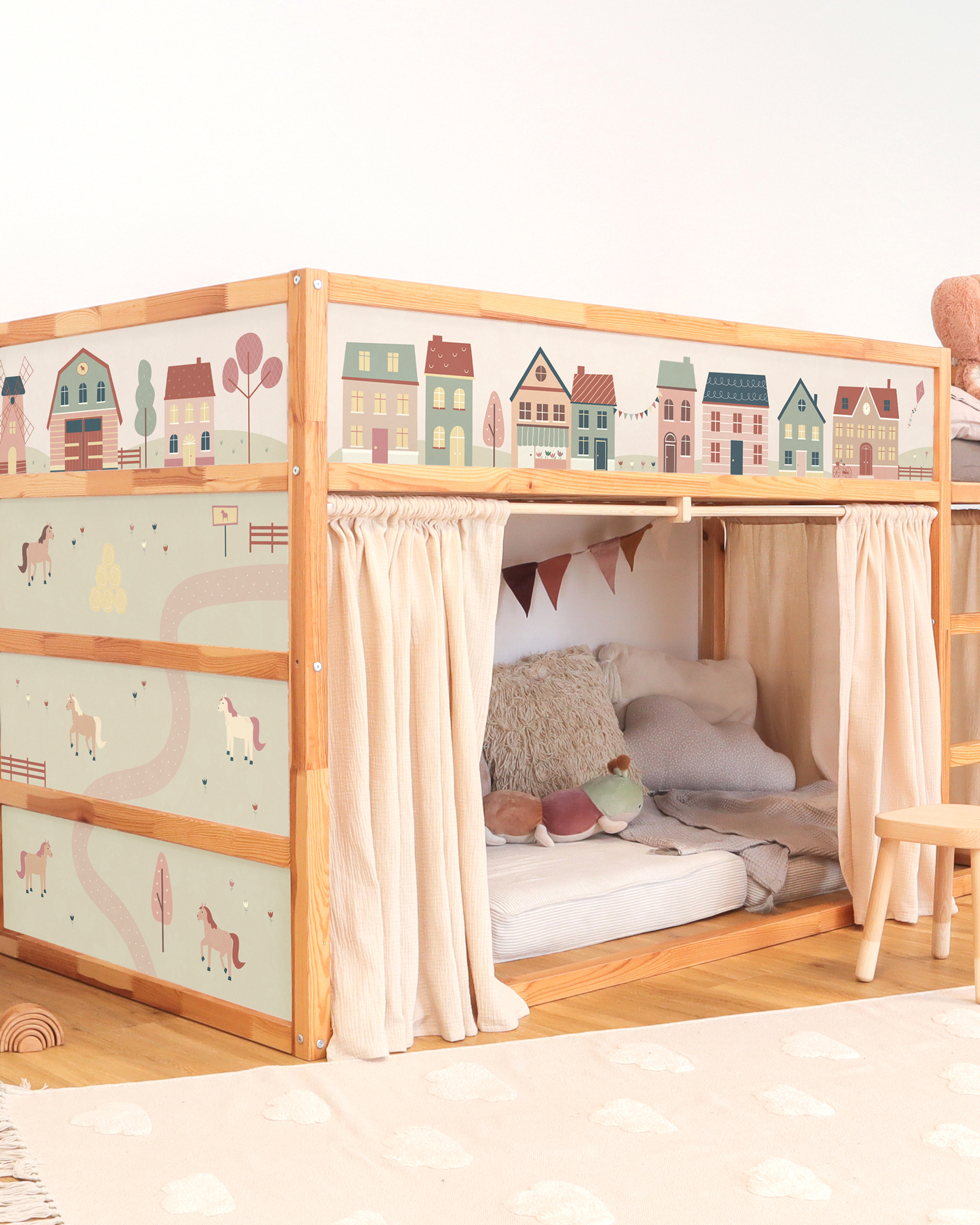klebefolie ikea kura hochbett smadorp 5er set 4 klebefolie ikea kura hochbett smadorp 5er set 4
