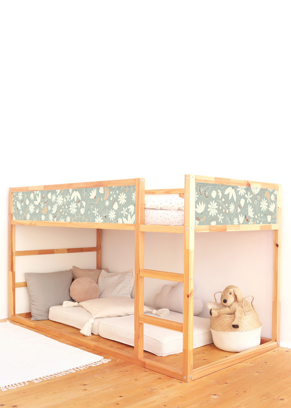 klebefolie ikea kura hochbett blumig eukalyptus 2er set 0 klebefolie ikea kura hochbett blumig eukalyptus 2er set 0