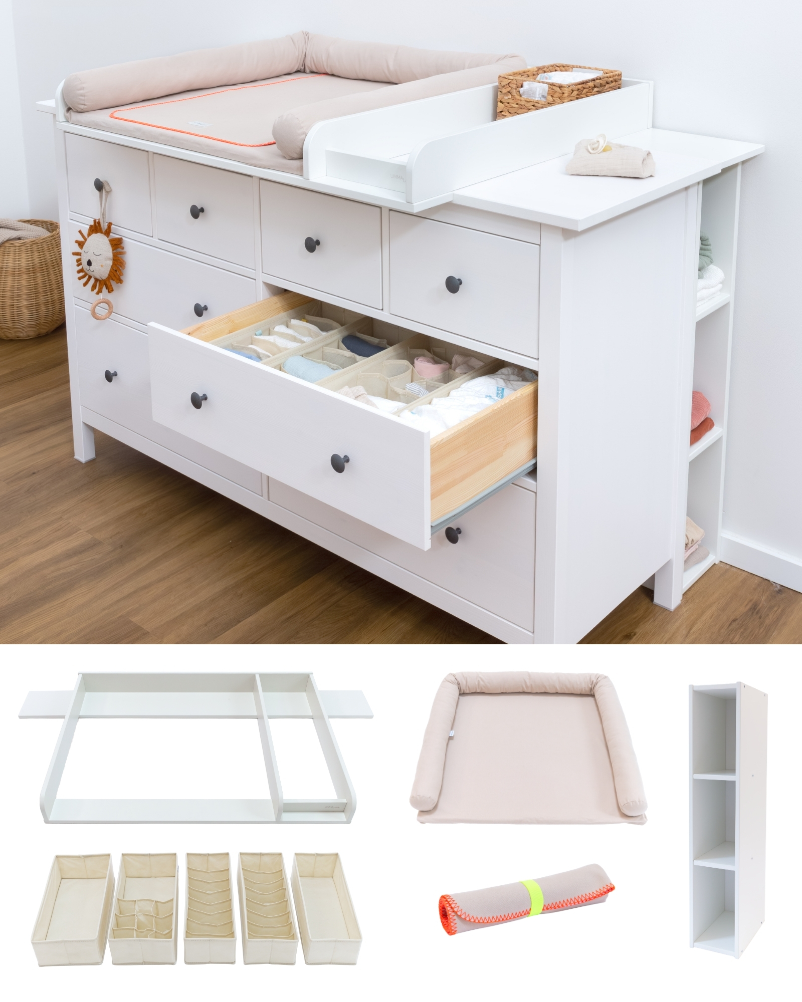 wickelkommode ikea hemnes 160 set premium pure beige 001wickelkommode ikea hemnes 108 set premium pure beige 001