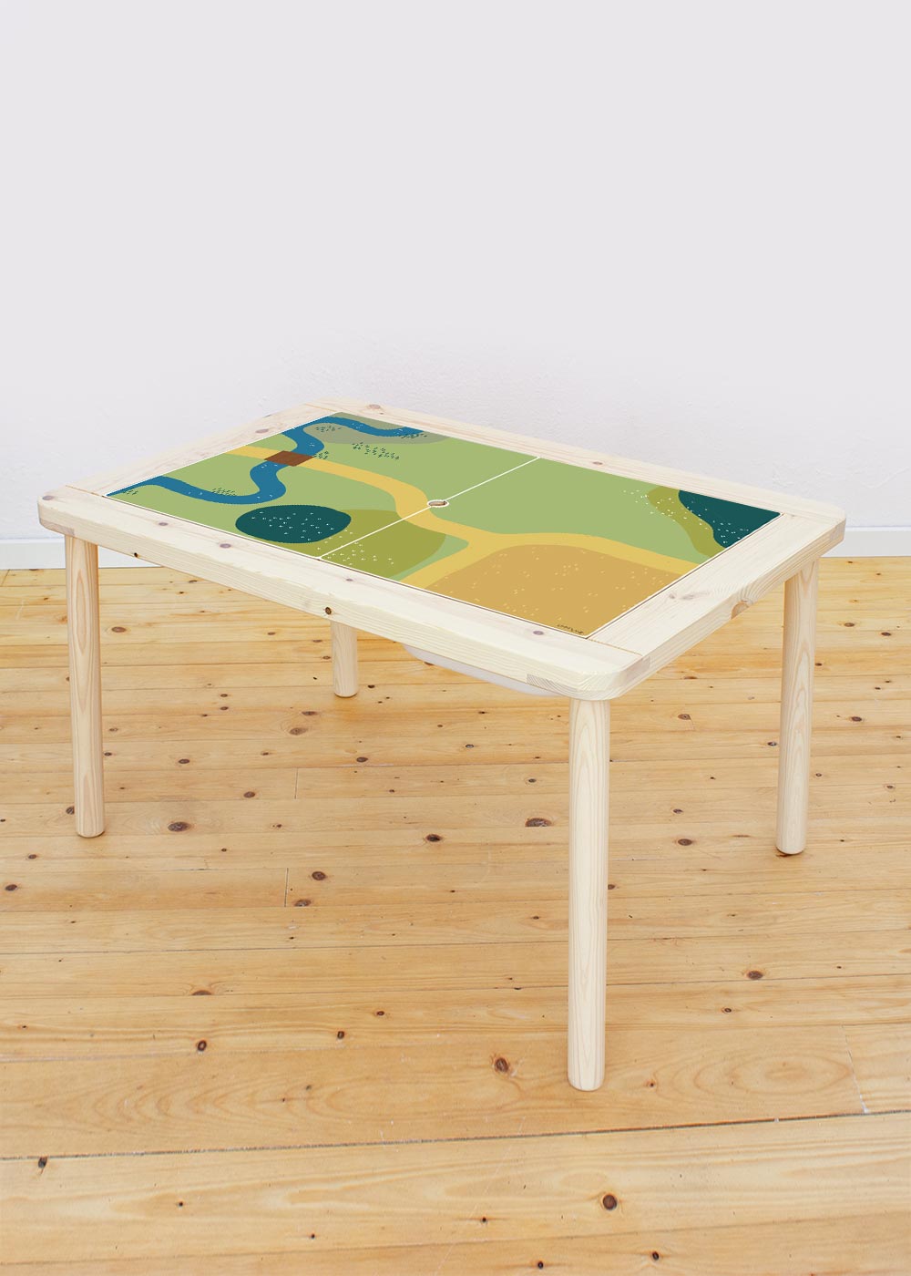 Ikea Flisat Kindertisch Spielwiese Komplettansicht