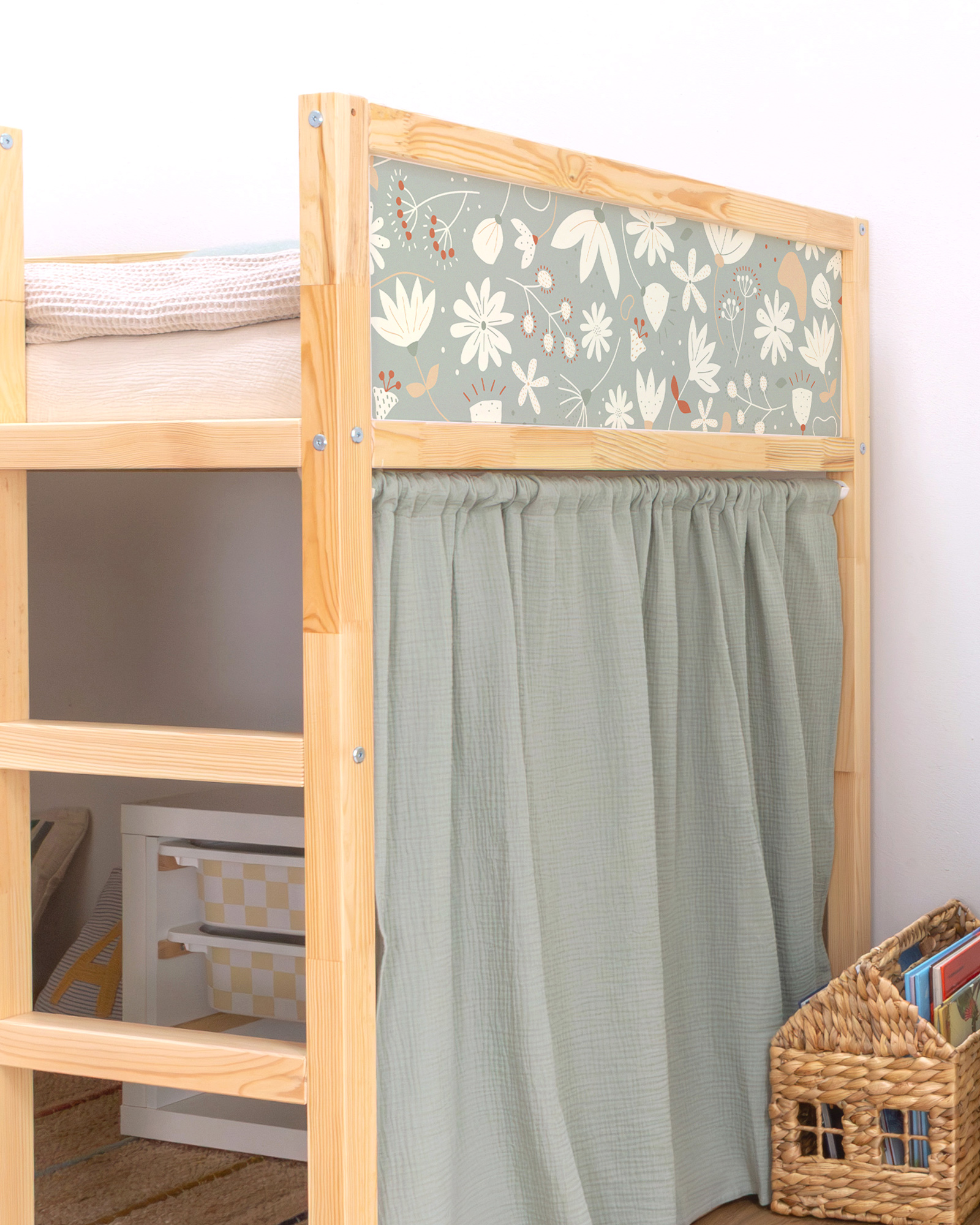  Decal for IKEA KURA bed - set of 2
