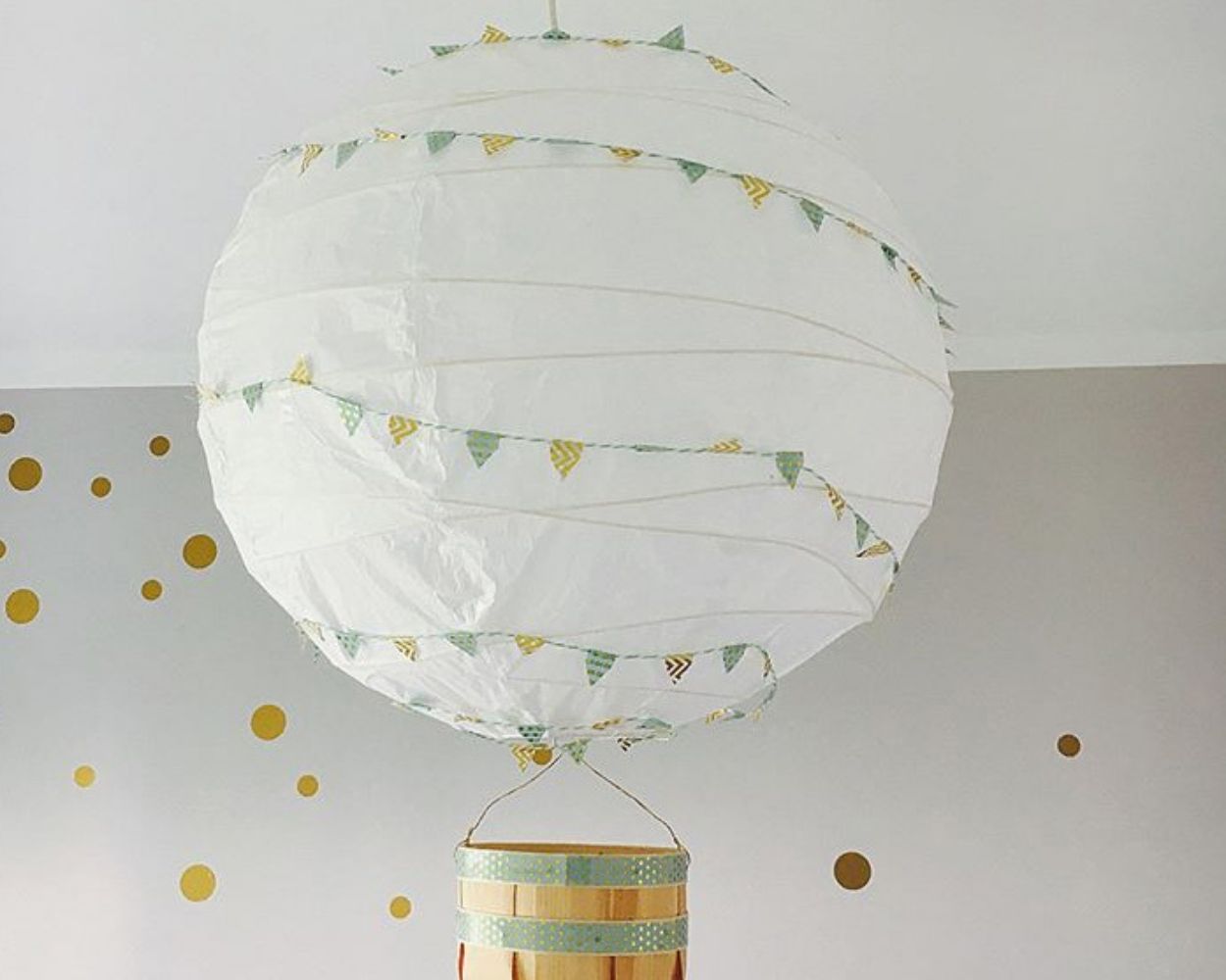 Ikea Regolit DIY Heissluftballon IKEA REGOLIT Hacks