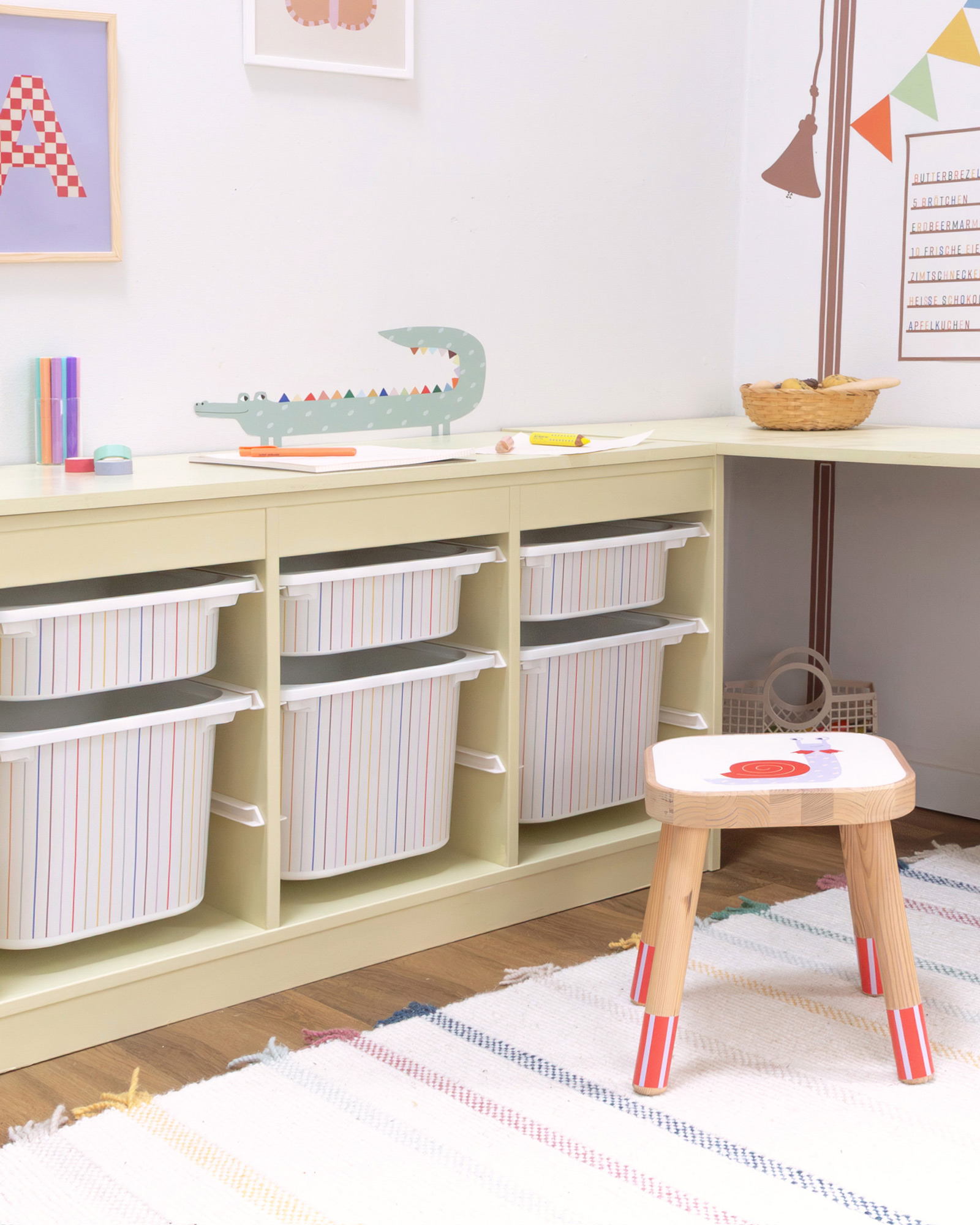 klebefolie ikea trofast box set lille vruende krokodil 4