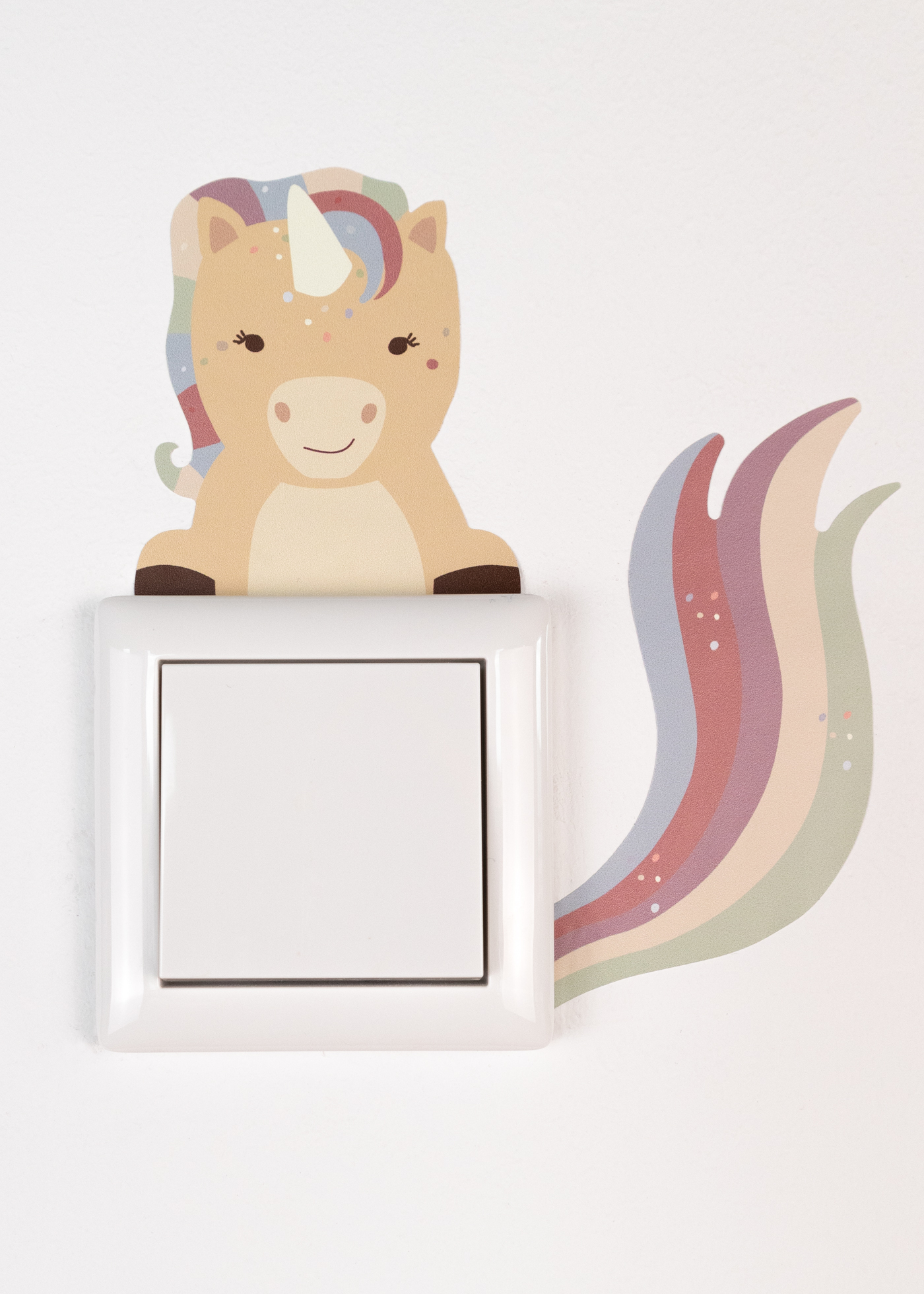 Light switch sticker unicorn & dino