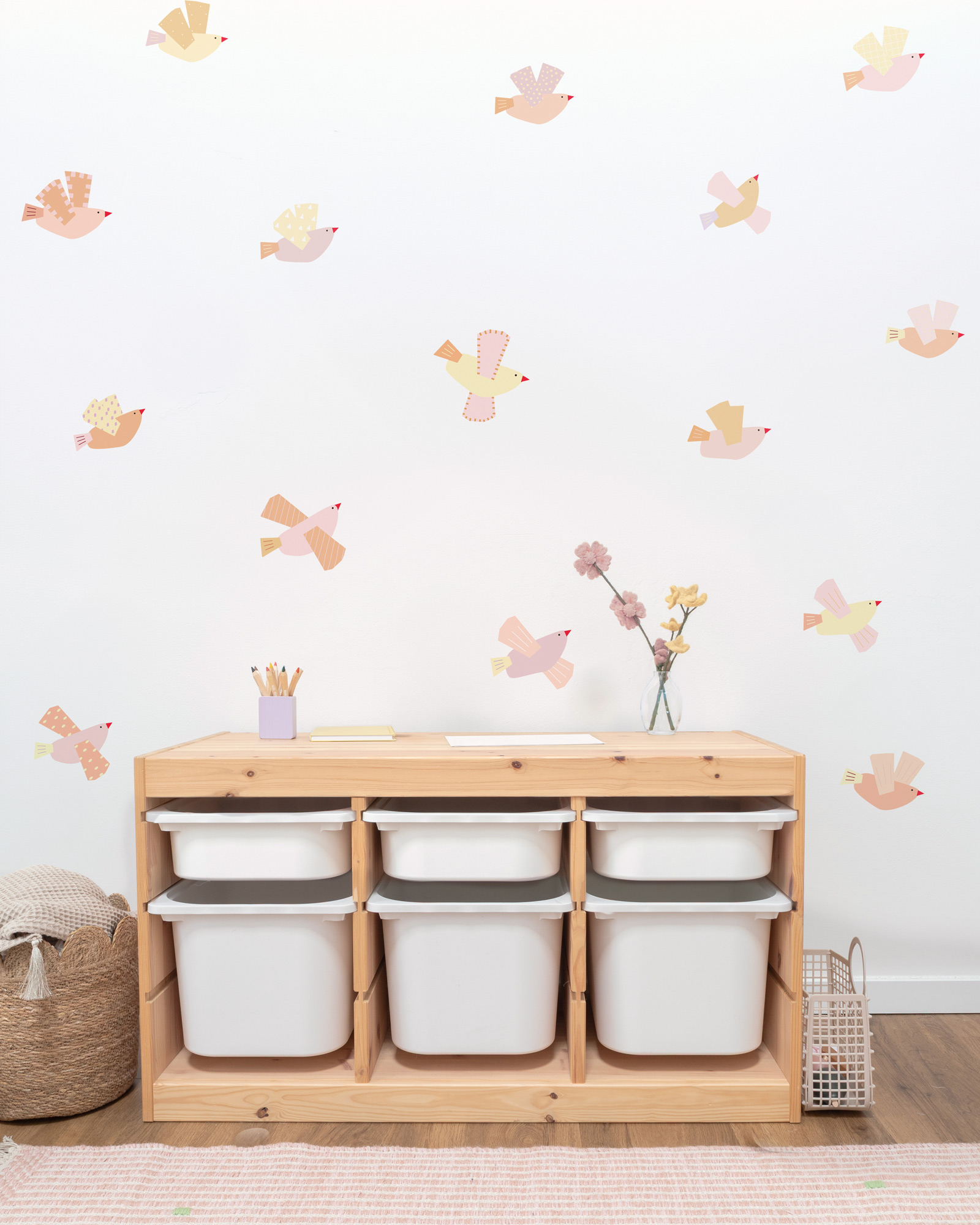 stickerset 15 teilig voegli apricot mauve 0