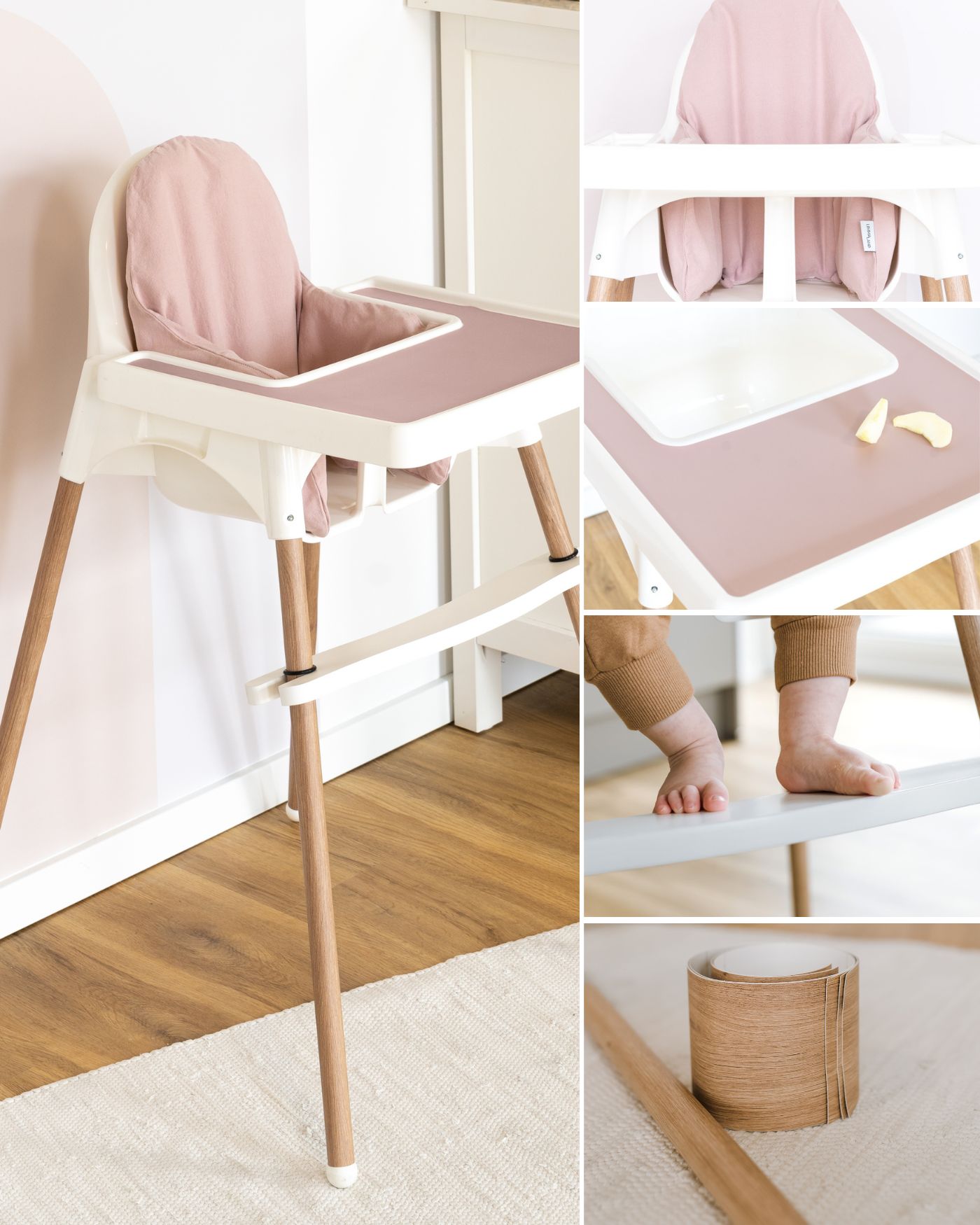 sparset ikea antilop hochstuhl altrosa 0