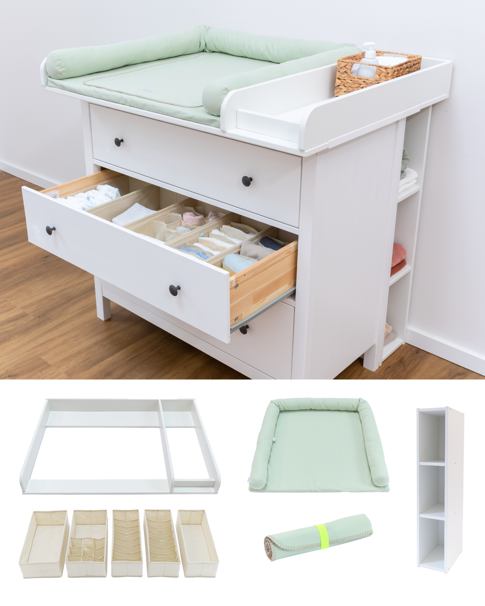 wickelkommode ikea hemnes 108 set premium eukalyptus light 00