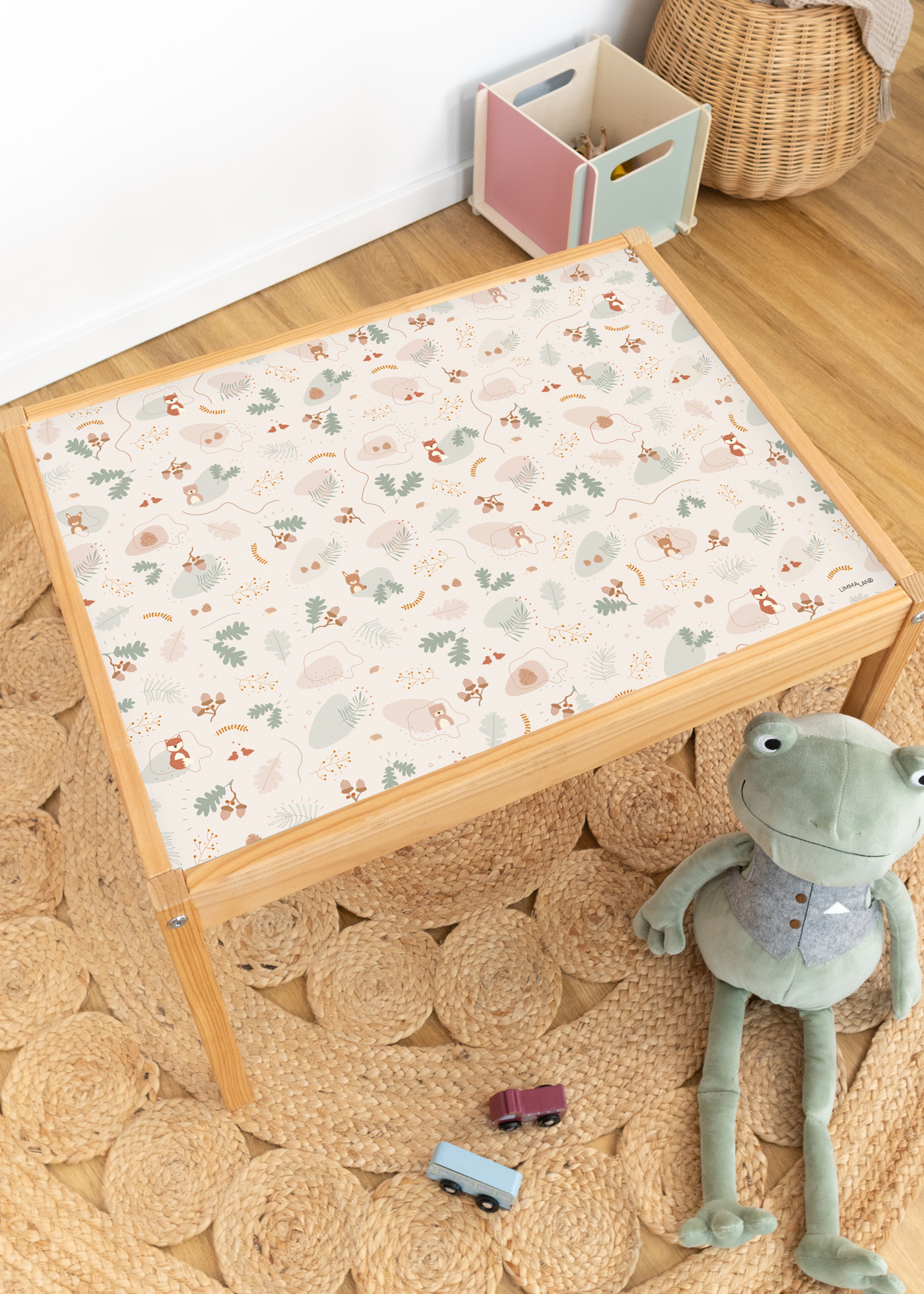klebefolie ikea laett kindertisch tierig waldig 0 klebefolie ikea laett kindertisch tierig waldig 0