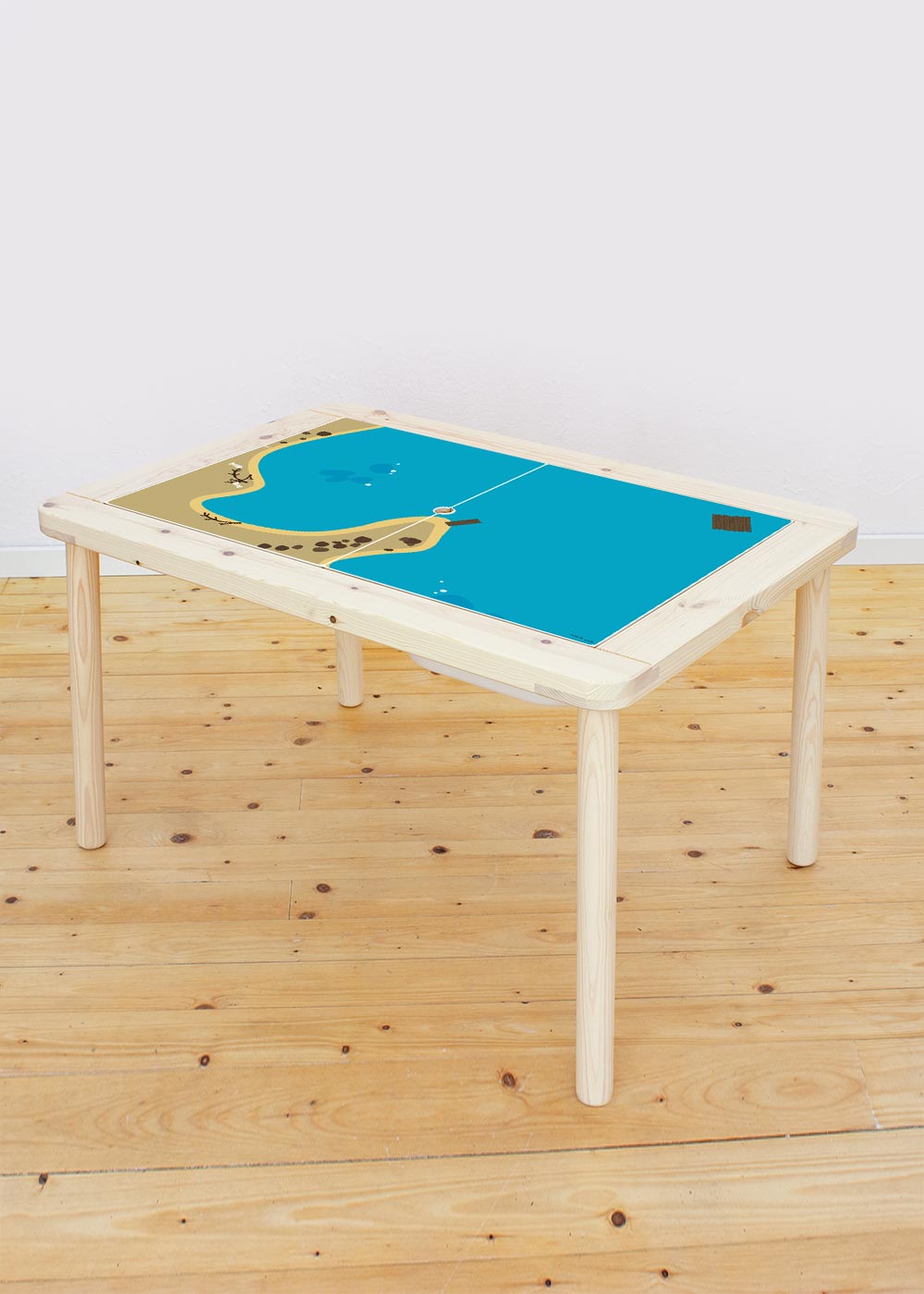 Ikea Flisat Children table Wasserreich table top