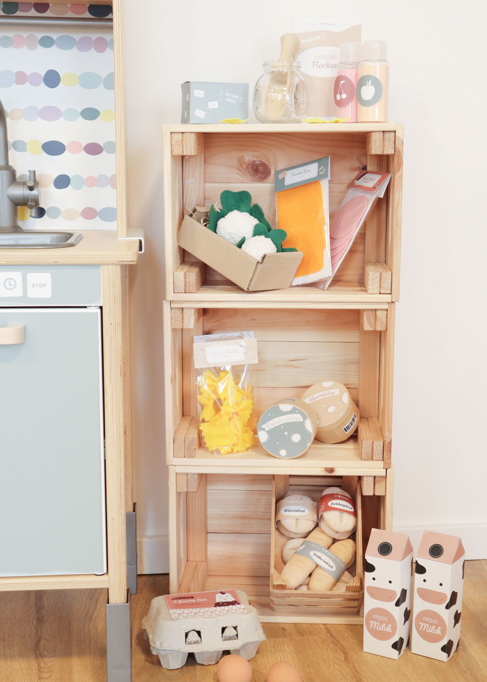 bastelset zubehoer kinderkueche kaufladen laecker 1