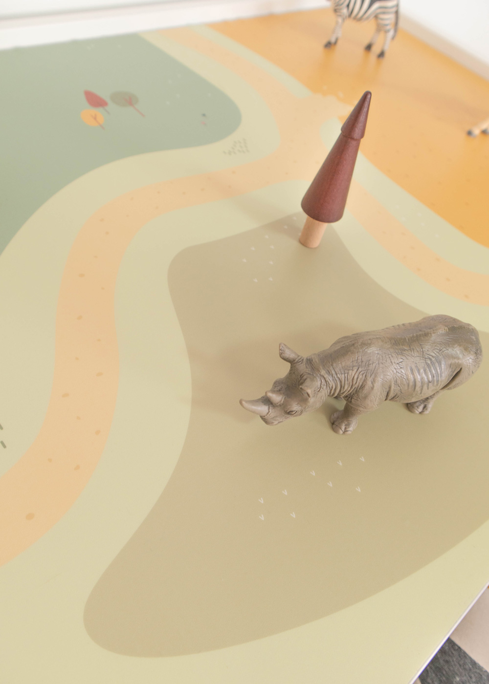 Klebefolie für Ikea Kallax Kinderzimmer Regal mit Wiese-Motiv Klebefolie für Ikea Kallax Kinderzimmer Regal mit Wiese-Motiv