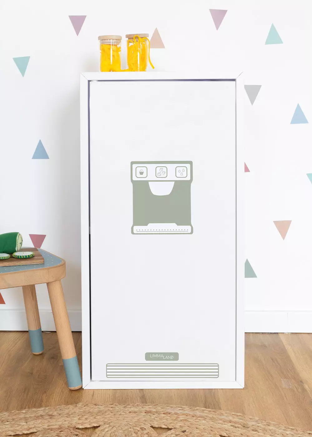 Sticker set for DIY play fridge