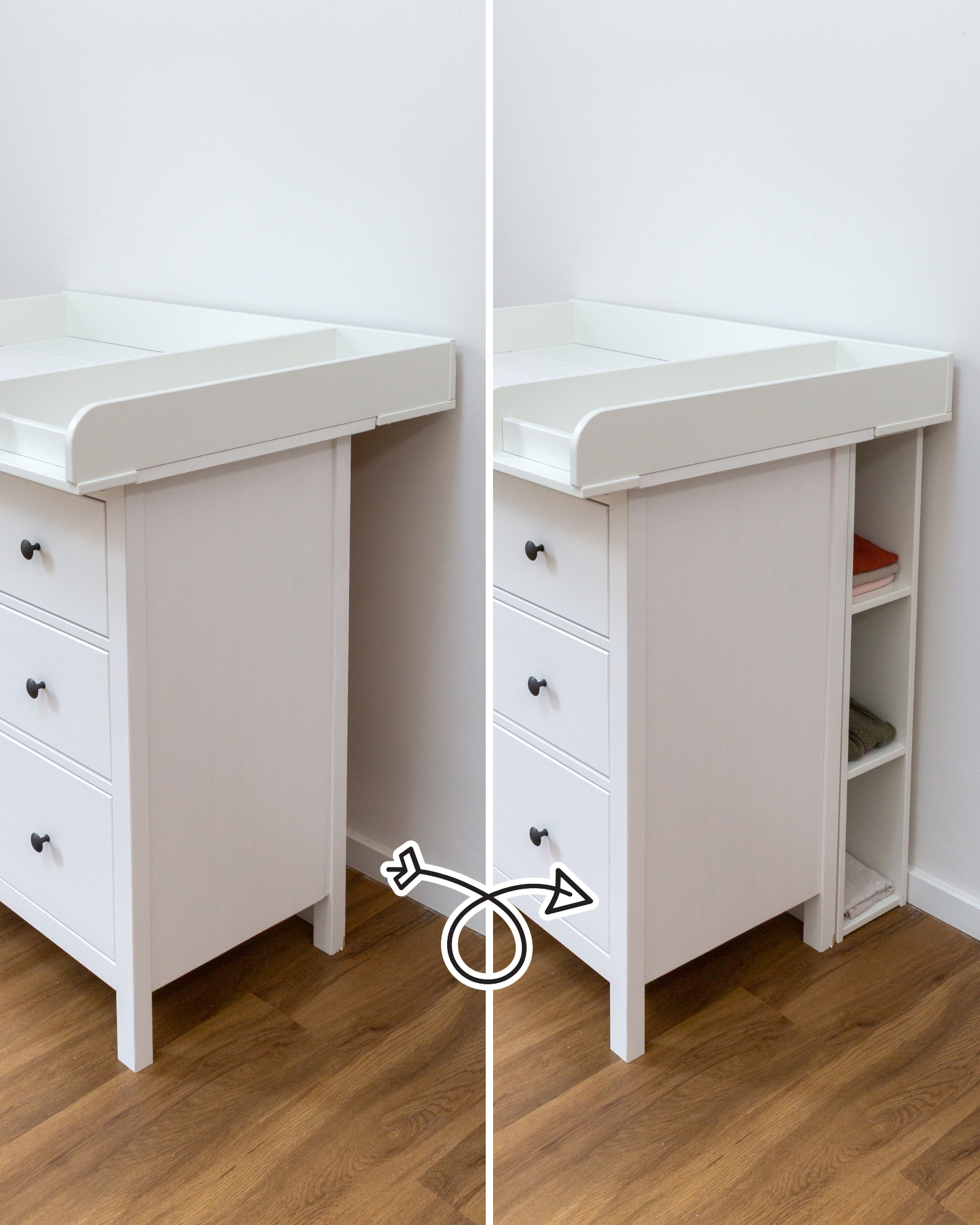 wickelkommode ikea hemnes 108 set weiss komfort soft grey 5