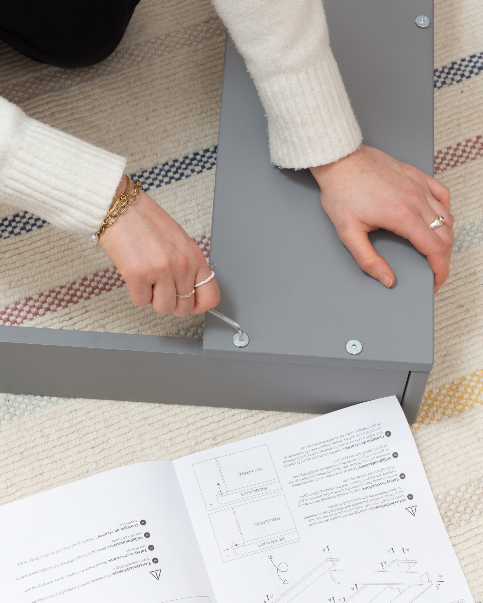 wickelkommode ikea hemnes 108 set grau basis soft grey 9