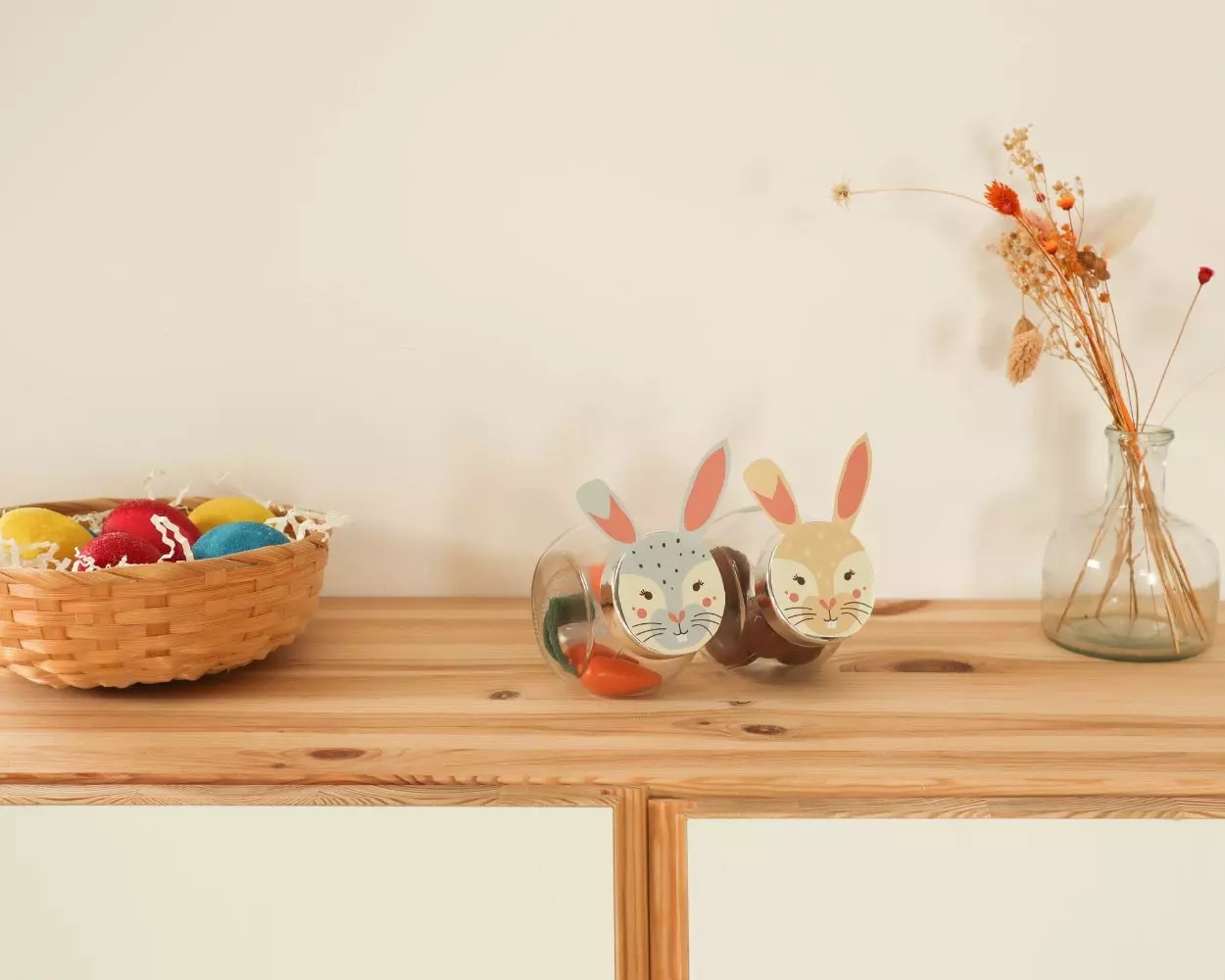 Crafting Easter decorations with children