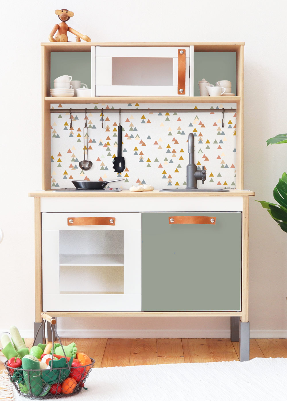 Ikea Duktig Children's kitchen Trianglig Eucalyptus 