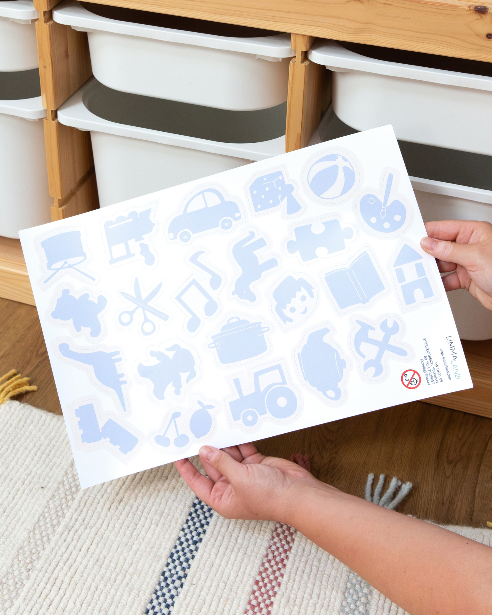 Stickerbogen, Sticker, Klebeblatt, Dekor-Sticker, Illustrationen
