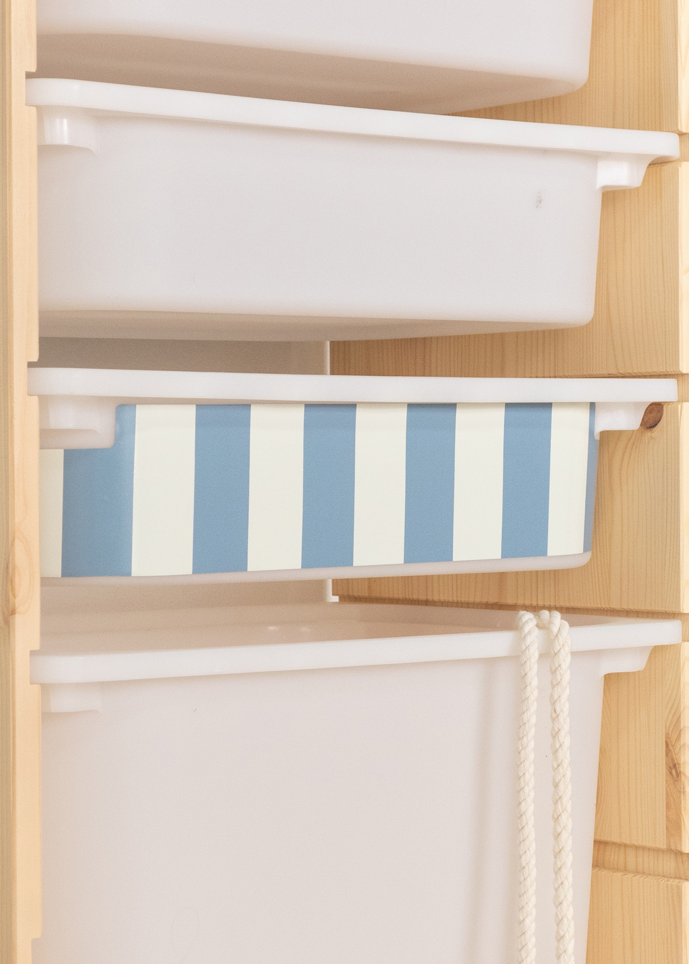 stickerset ikea trofast box klein laengsseite vichy streifig nordisch Blau 1 stickerset ikea trofast box klein laengsseite vichy streifig nordisch Blau