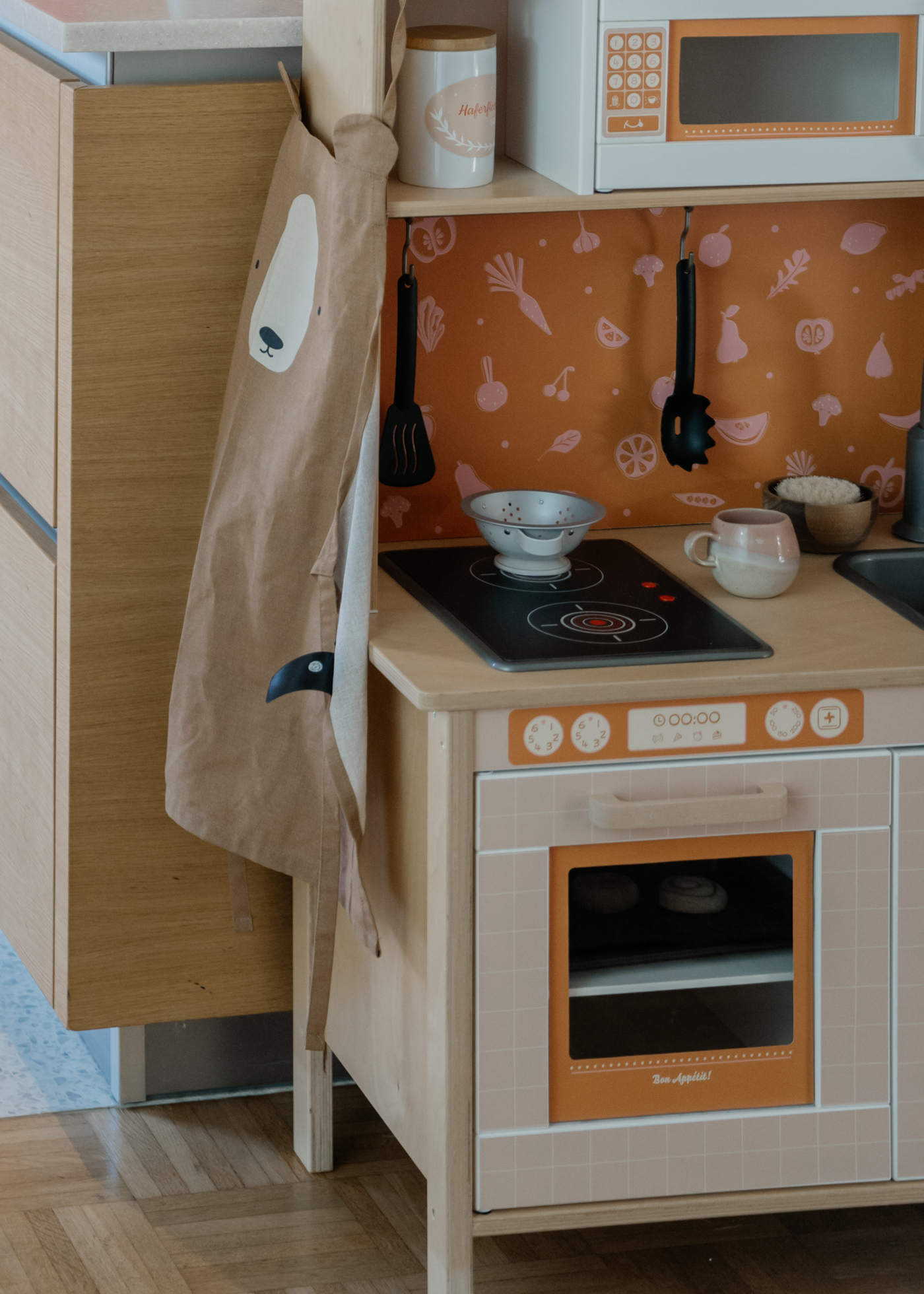  Decal for IKEA DUKTIG play kitchen in Caramel