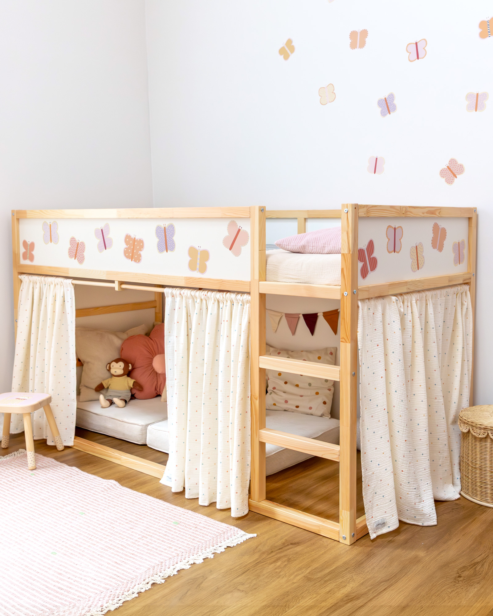 klebefolie ikea kura hochbett smetterlin 2er set 0