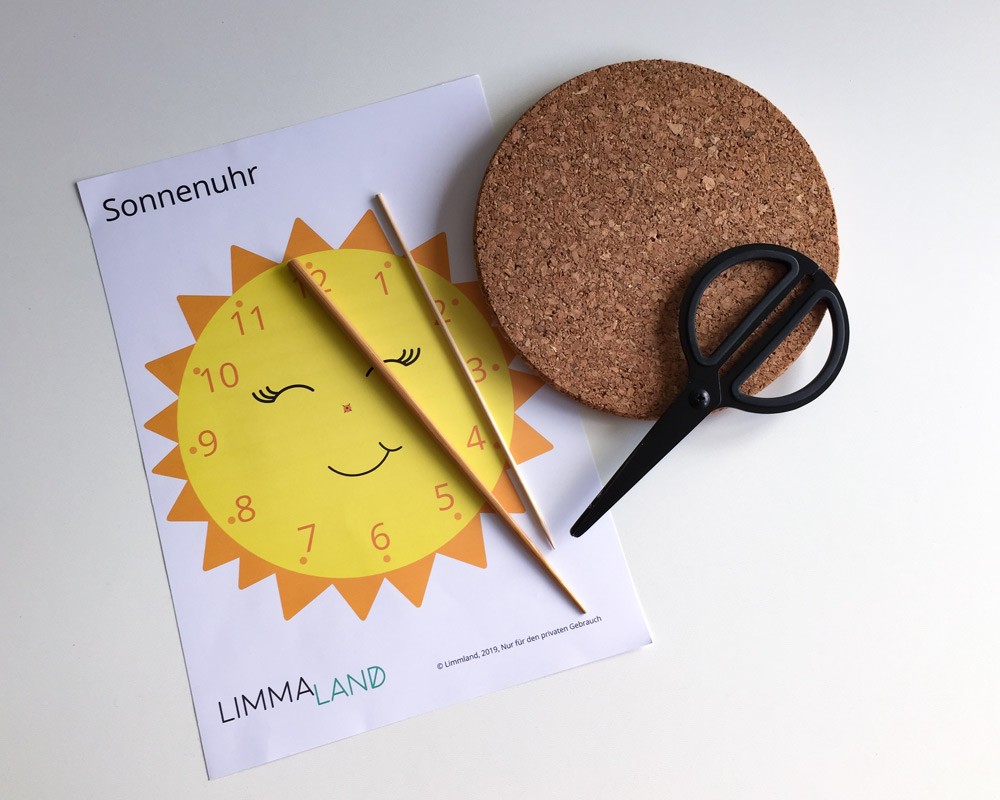 Sonnenuhr DIY Sonnenuhr DIY