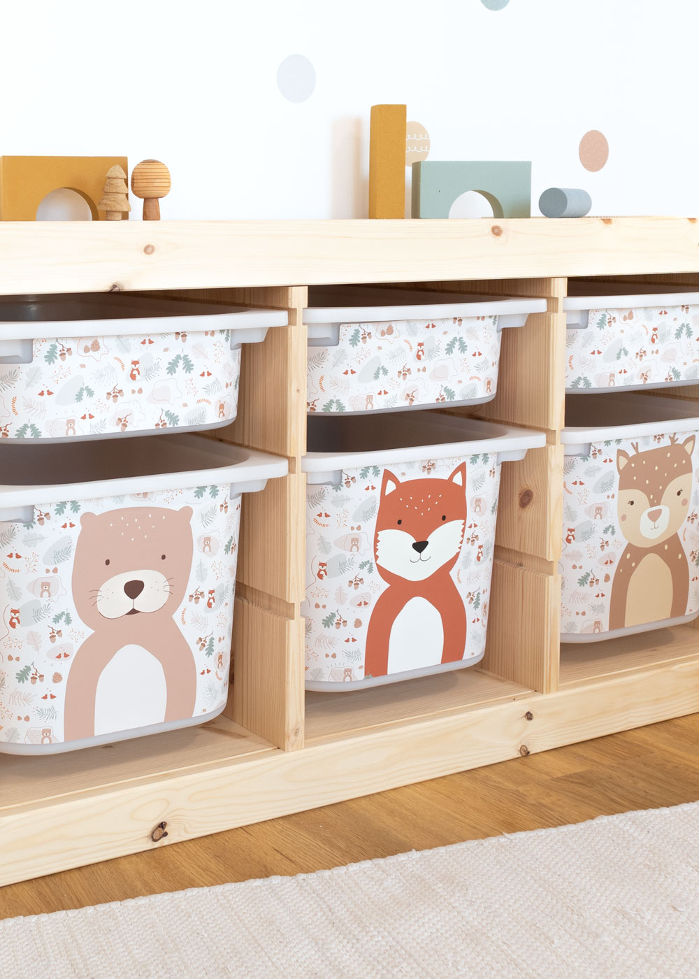 stickerset ikea trofast box klein tierig wald 3er set 3 stickerset ikea trofast box klein tierig wald 3er set 3