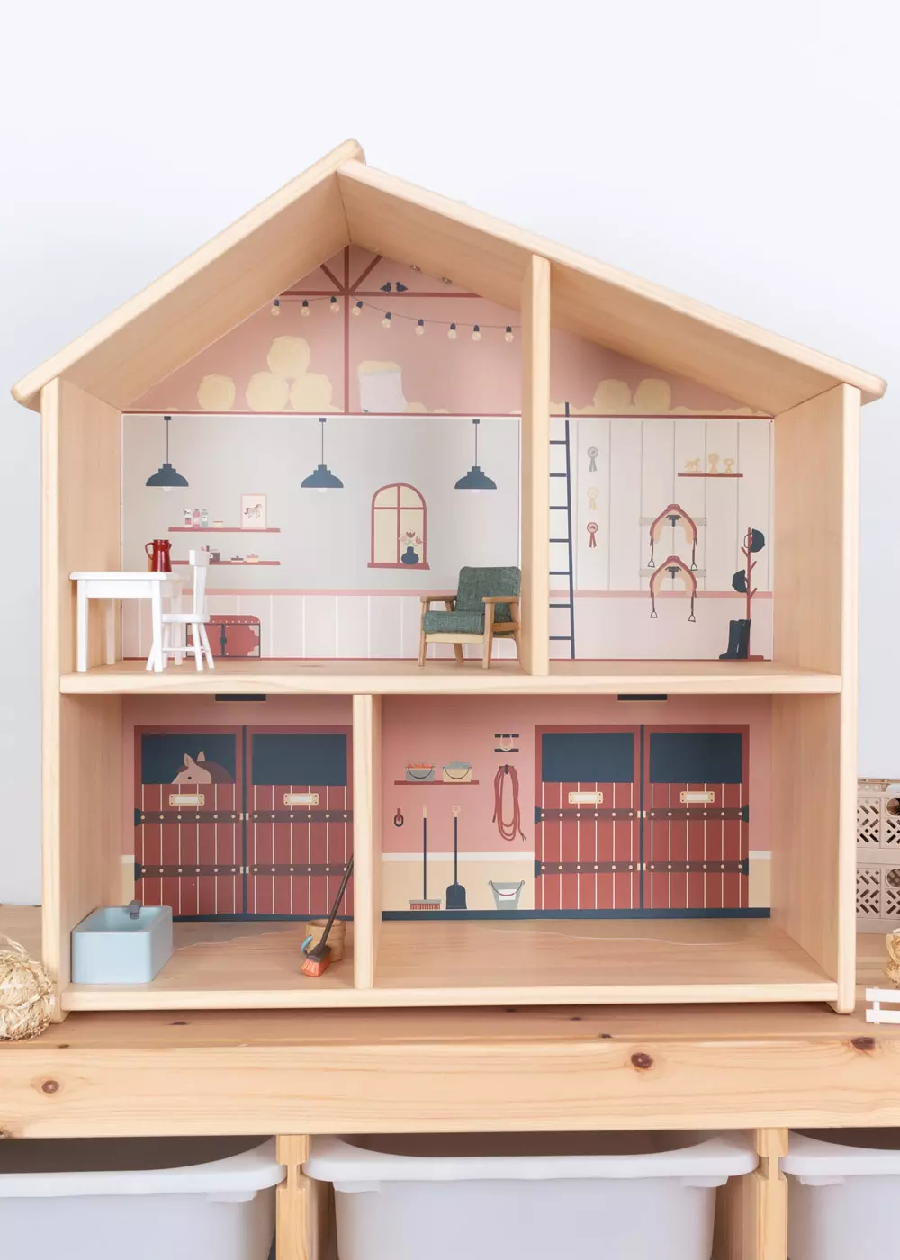  Decal for IKEA FLISAT dollhouse Copy