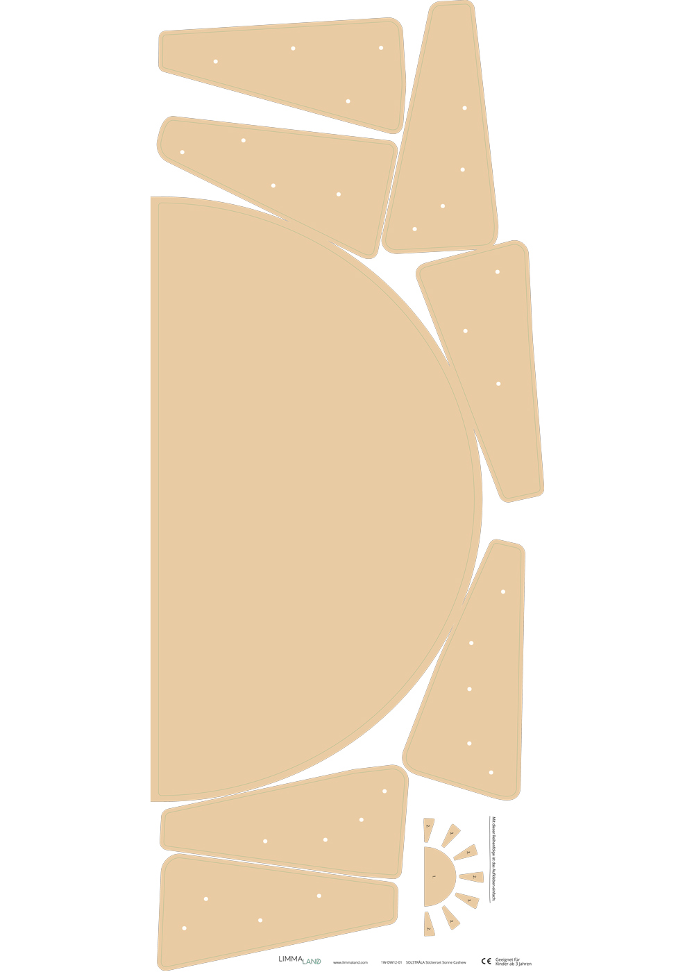 stickerset wand moebel solstrala cashew 3 stickerset wand moebel solstrala cashew 3