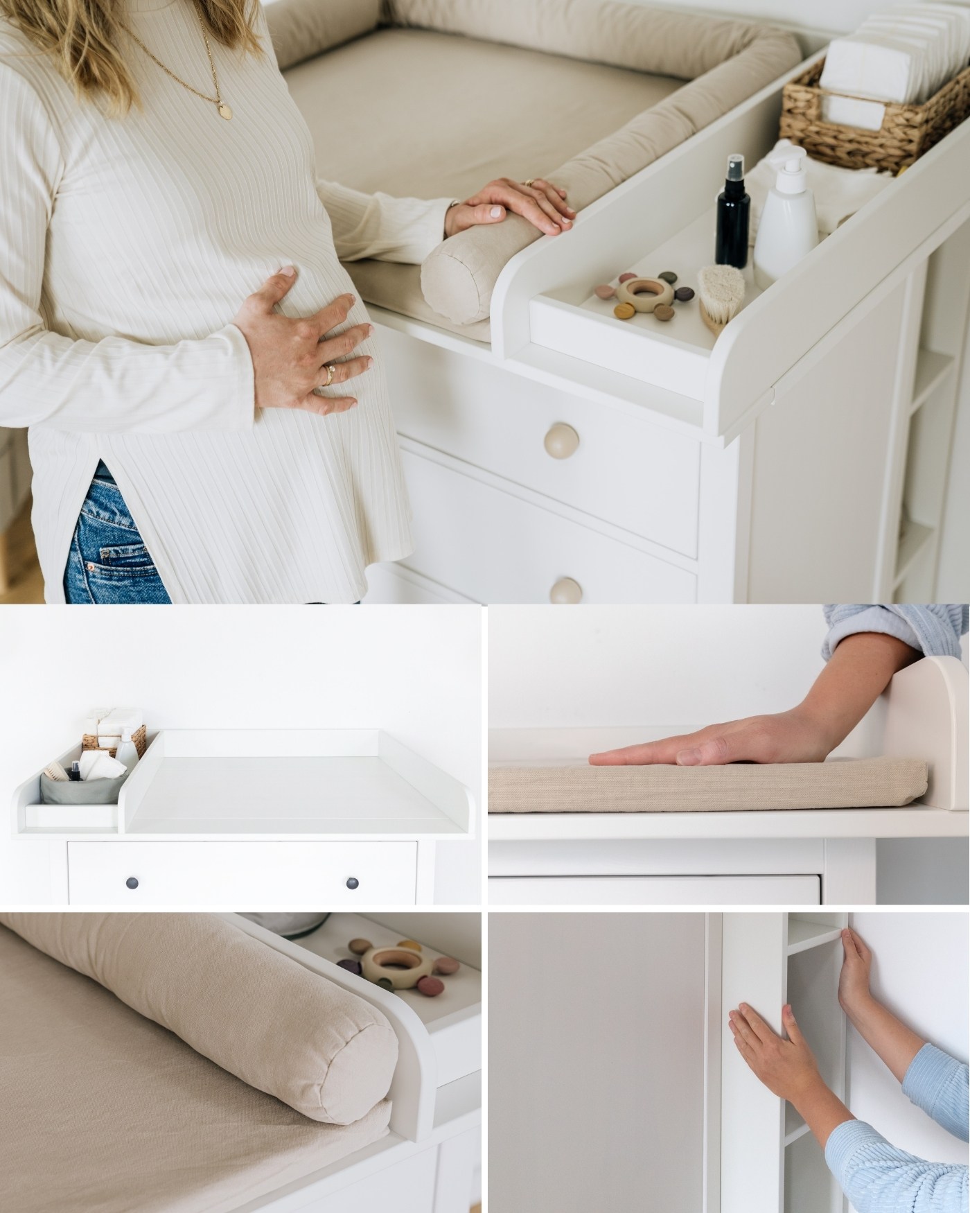 1 wickelkommode ikea hemnes set l beige 0 