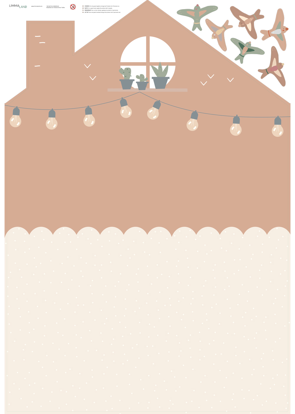 klebefolie haus kinderzimmer wandhus toffee 99 klebefolie haus kinderzimmer wandhus toffee 99