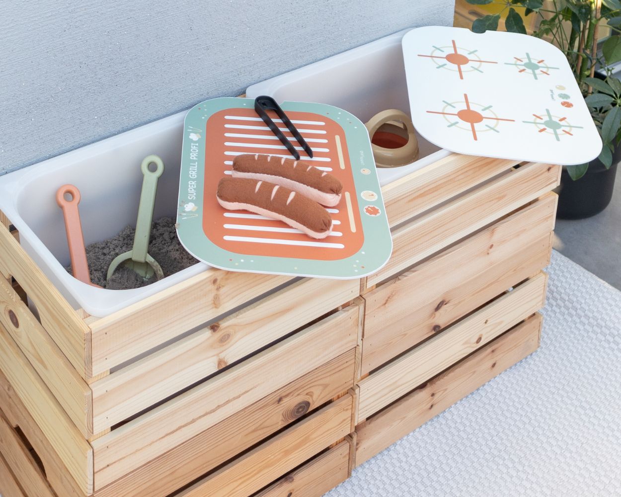 IKEA Trofast Hack - MatschkĂĽche selber bauen IKEA Trofast Hack - MatschkĂĽche selber bauen