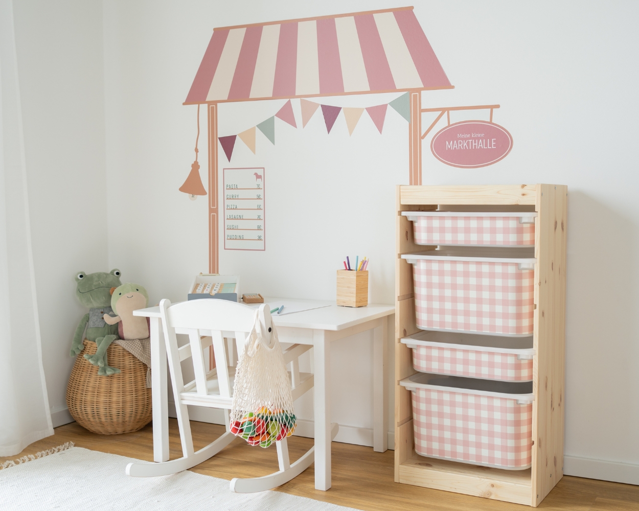 Kaufladen Wandbeklebung Kaufladen Wandbeklebung