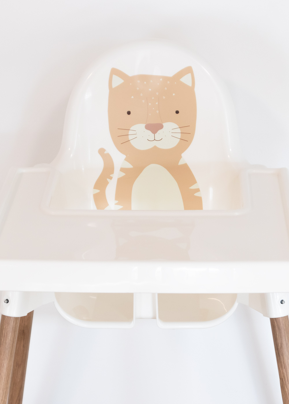 Decal for IKEA ANTILOP highchair with animal motif cat self-adhesive Ikea accessories  Decal for IKEA ANTILOP highchair with animal motif cat self-adhesive Ikea accessories