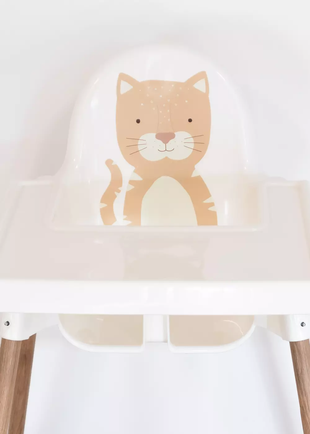  Decal for IKEA ANTILOP highchair with animal motif cat self-adhesive Ikea accessories