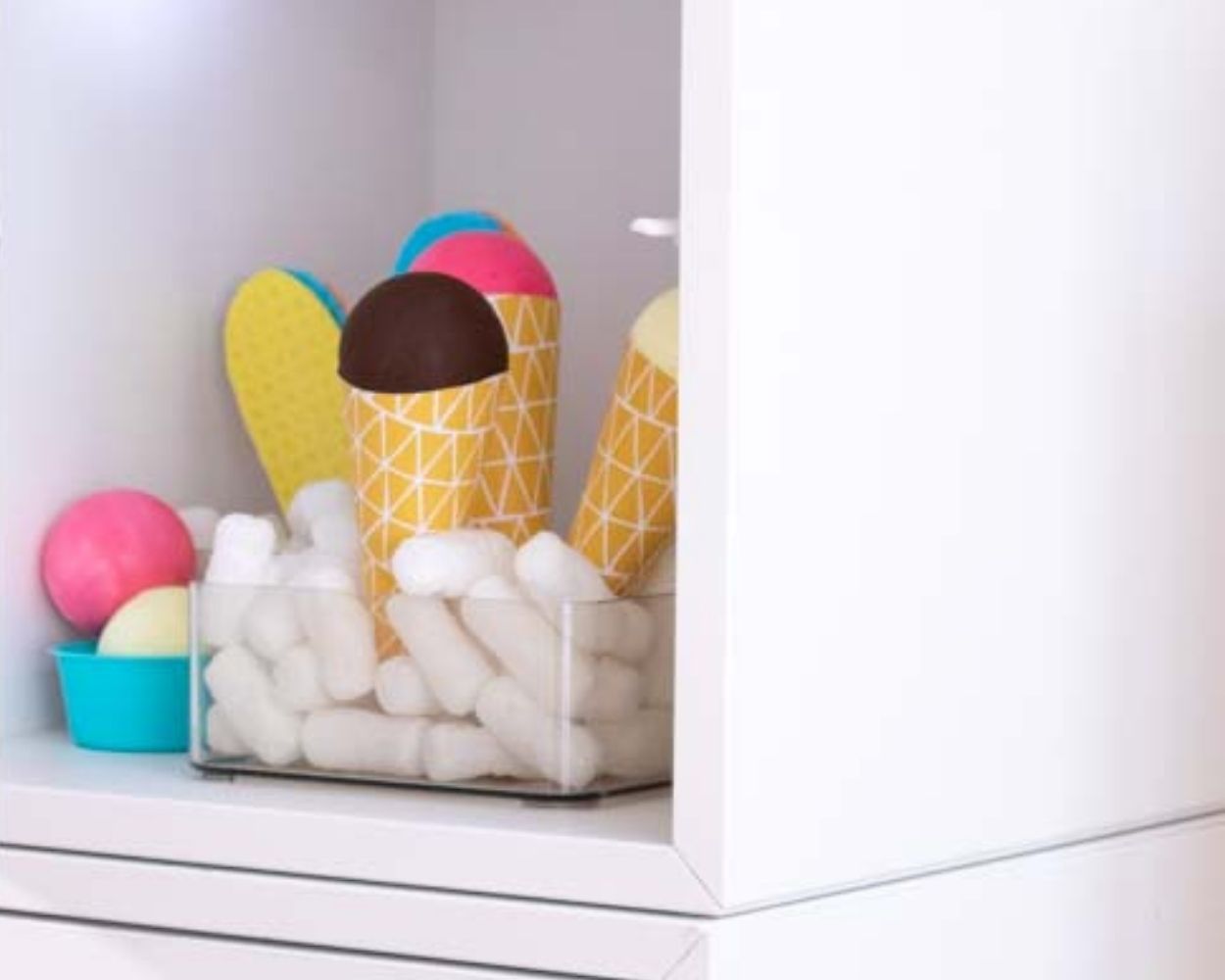 Spielzeug-Eis Waffel DIY Spielzeug-Eis Waffel DIY