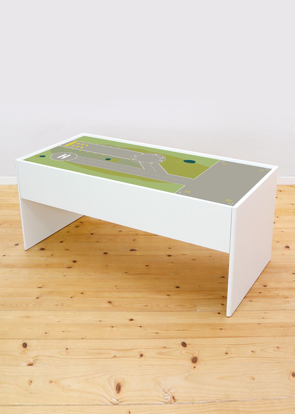 Ikea Dundra Game table Landebahn complete view