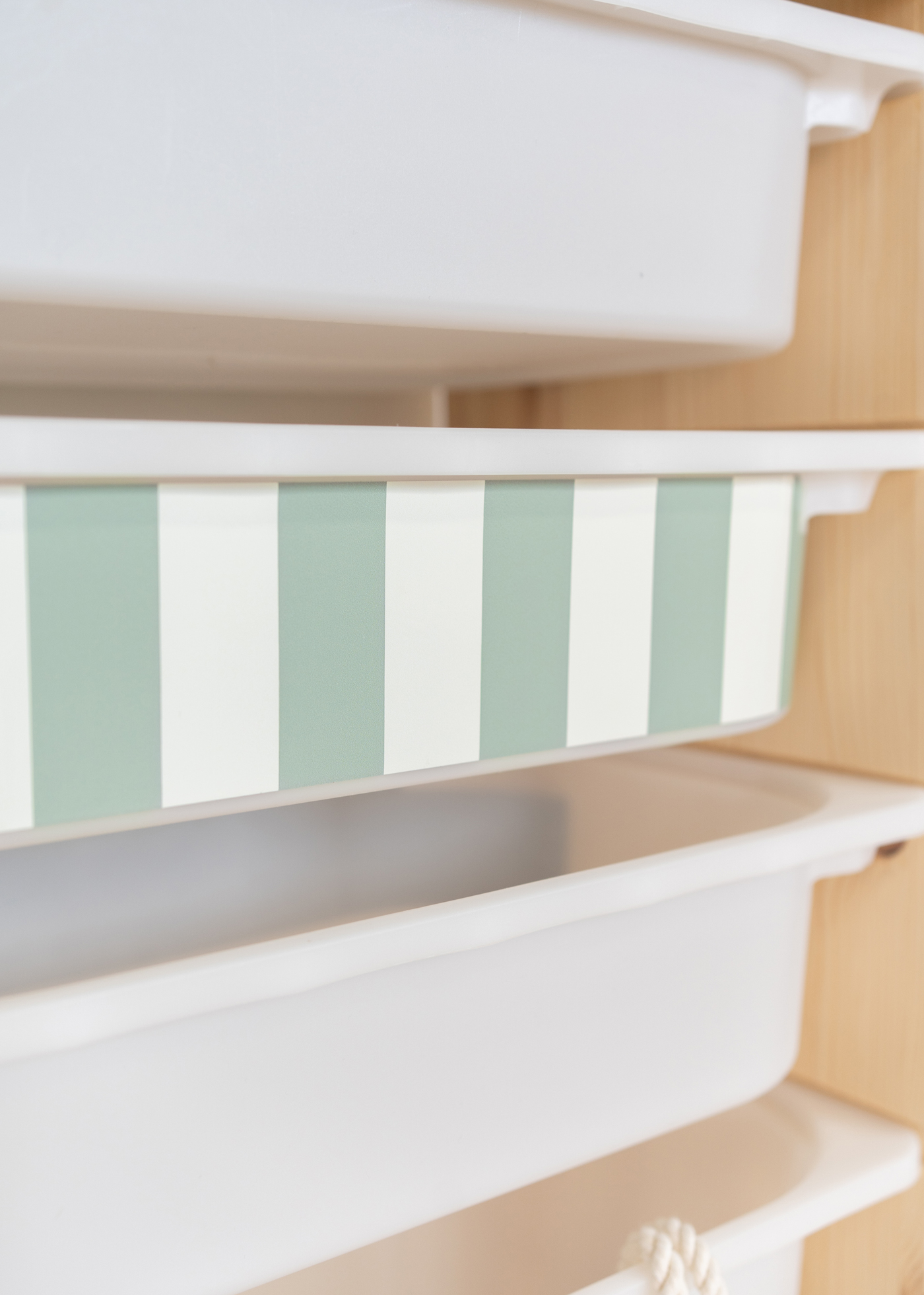 stickerset ikea trofast box klein laengsseite vichy streifig eukalyptus 1 stickerset ikea trofast box klein laengsseite vichy streifig eukalyptus