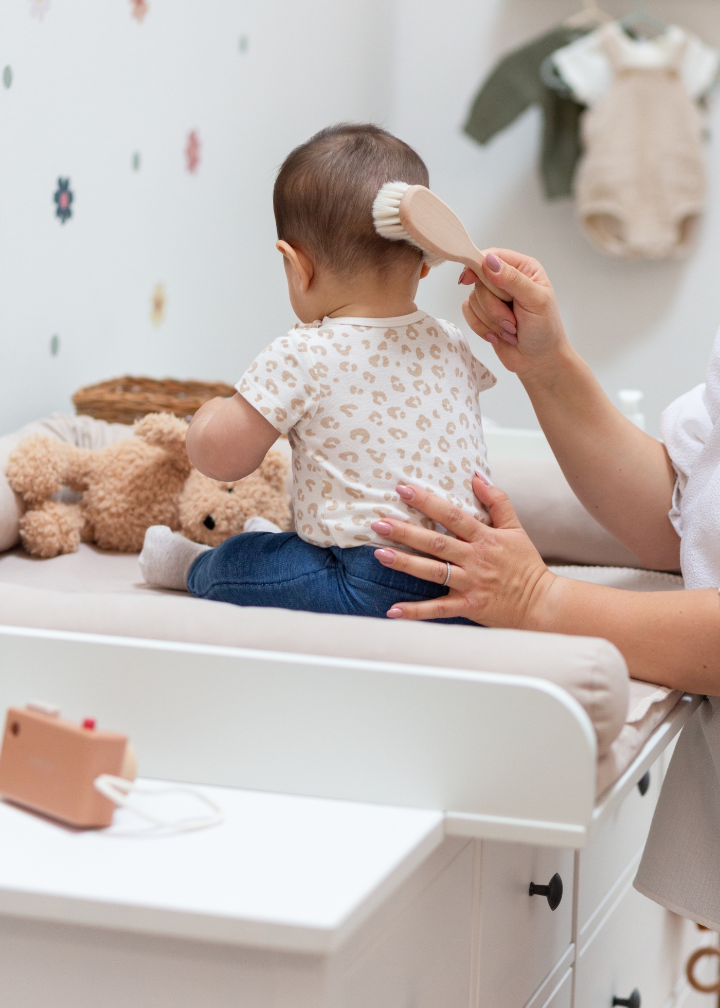 Gemütlicher Wickeltisch