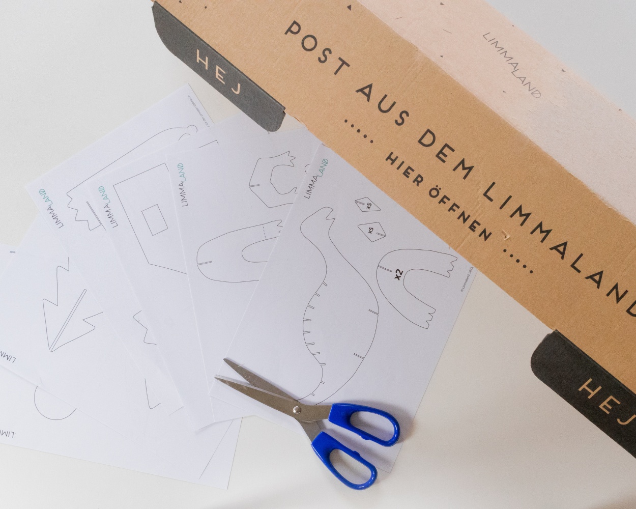 Bastelvorlage für Stecktiere Bastelvorlage für Stecktiere